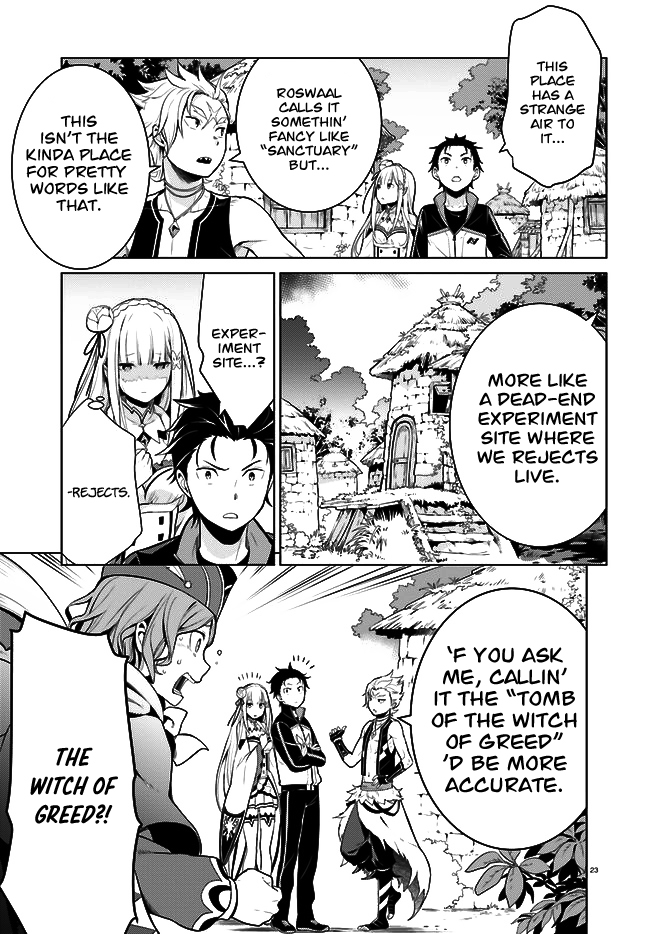 Halaman dari Re:Zero kara Hajimeru Isekai Seikatsu: Dai 4-shou—Seiiki to Gouyoku no Majo Chapter 4