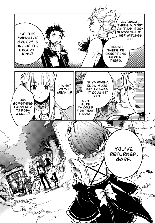 Halaman dari Re:Zero kara Hajimeru Isekai Seikatsu: Dai 4-shou—Seiiki to Gouyoku no Majo Chapter 4
