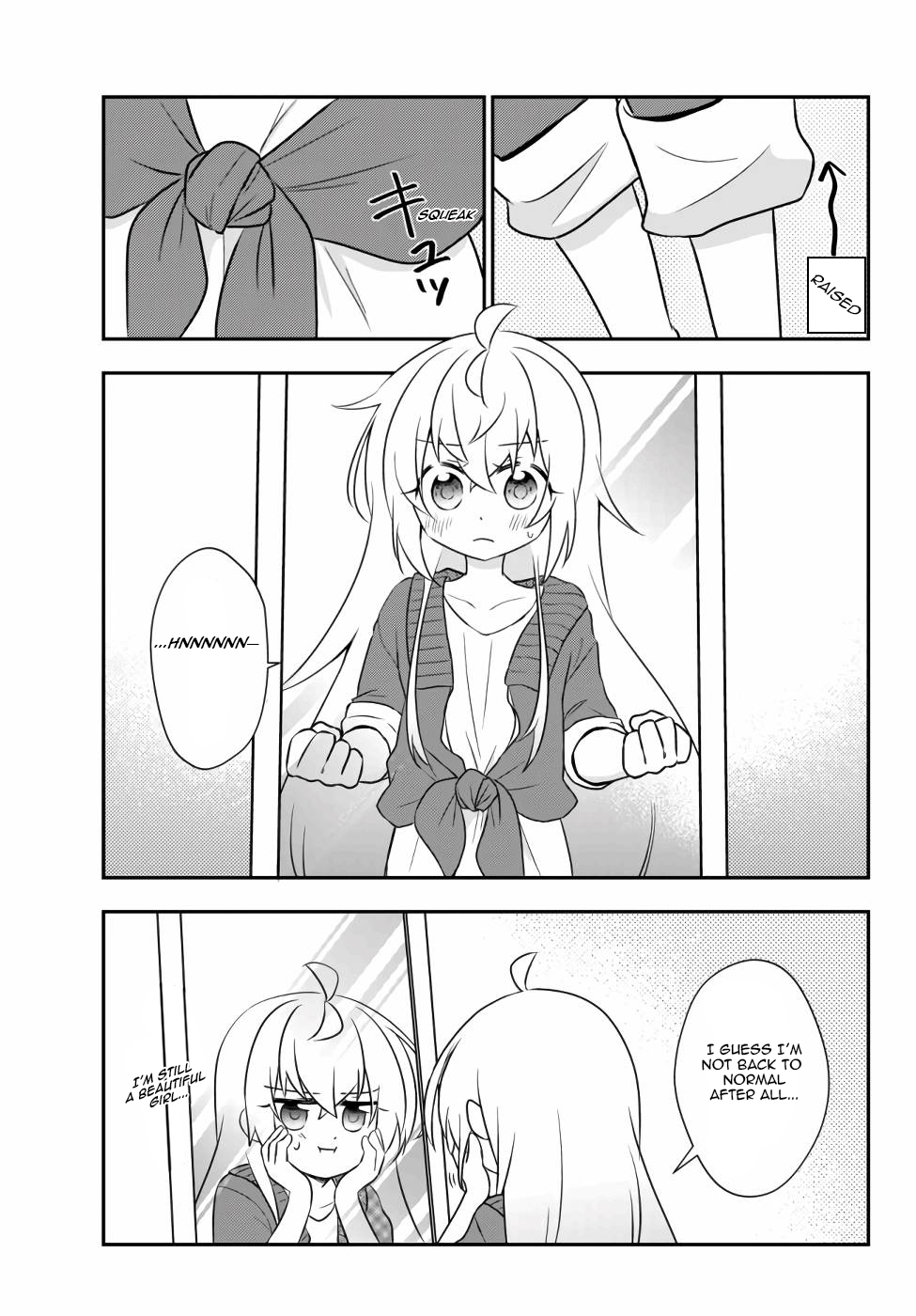 Halaman dari Bishoujo ni Natta kedo, Netoge Haijin Yattemasu. Chapter 15.2