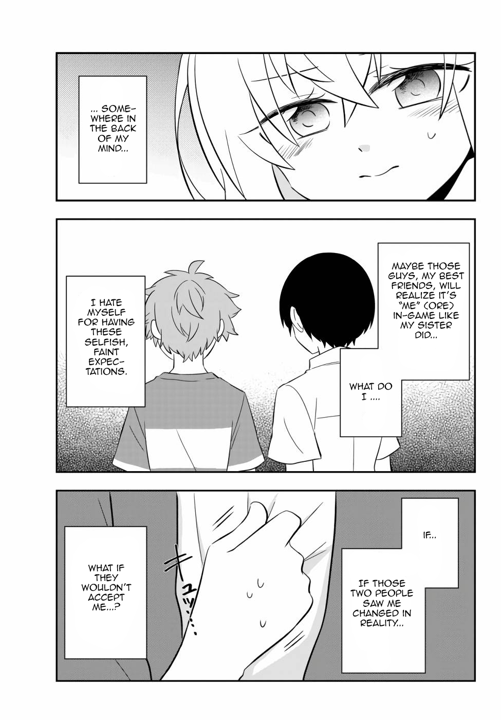 Halaman dari Bishoujo ni Natta kedo, Netoge Haijin Yattemasu. Chapter 15.2