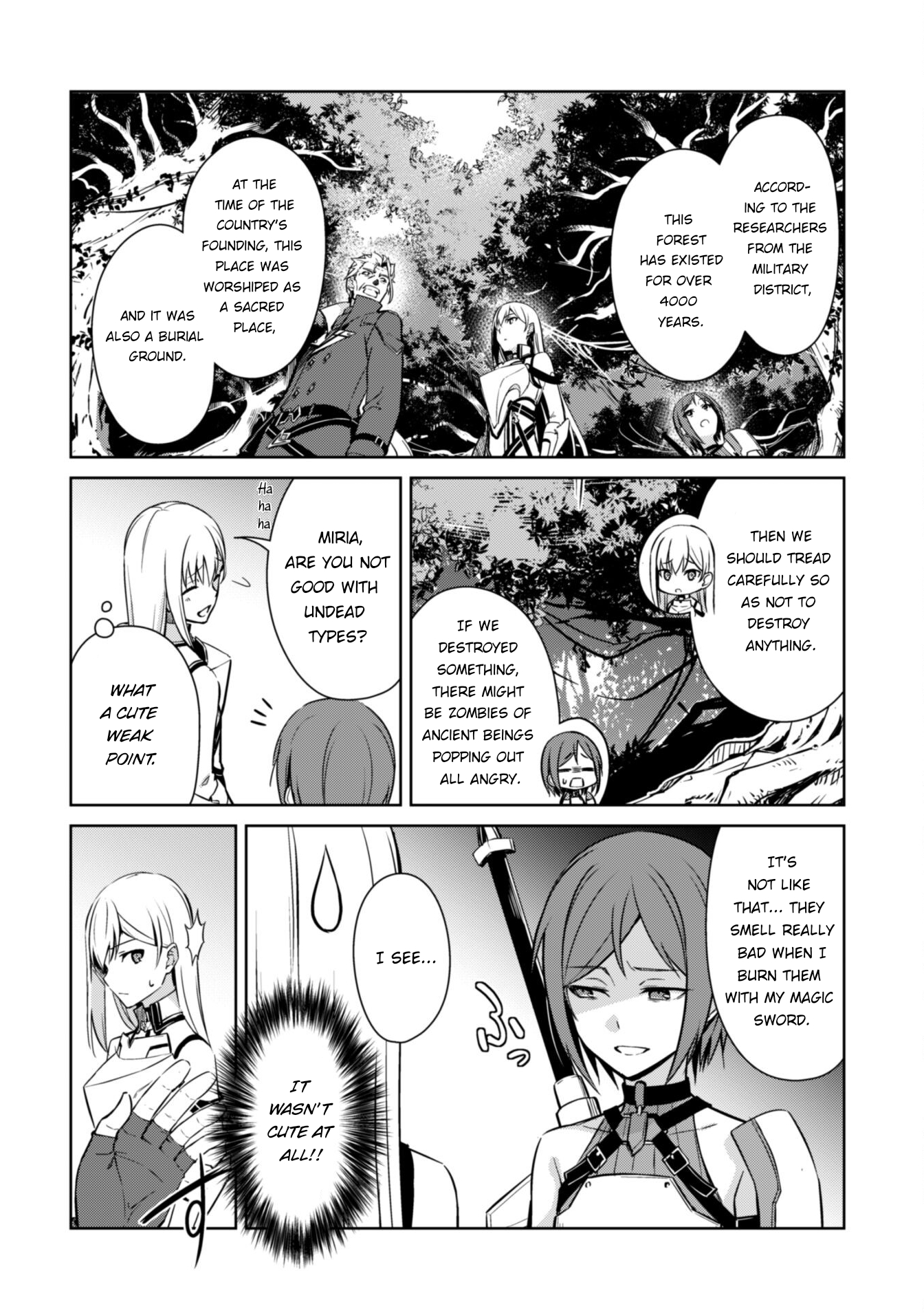 Halaman dari Boushoku no Berserk ~Ore dake Level to Iu Gainen wo Toppa suru~ Chapter 45