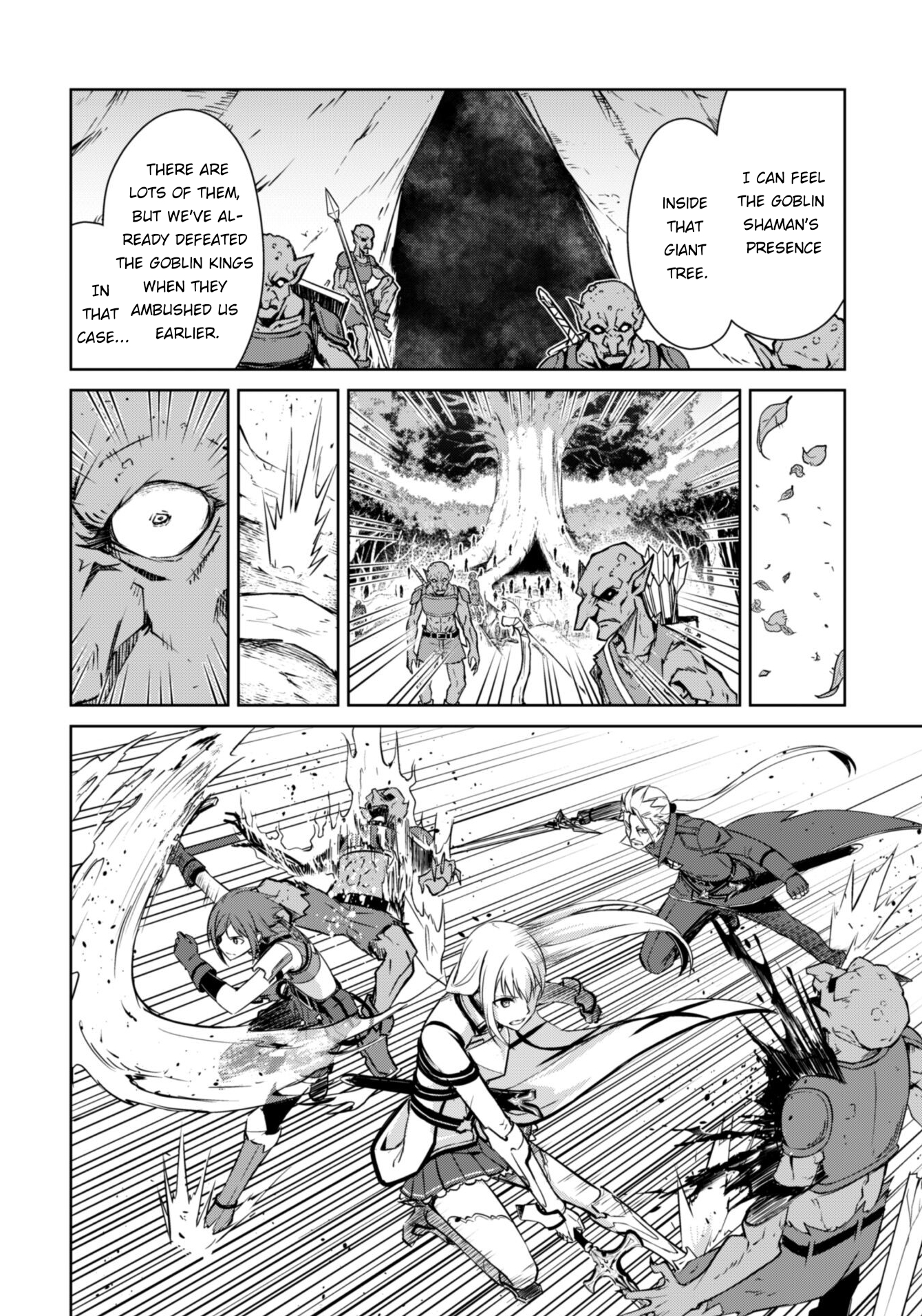 Halaman dari Boushoku no Berserk ~Ore dake Level to Iu Gainen wo Toppa suru~ Chapter 45