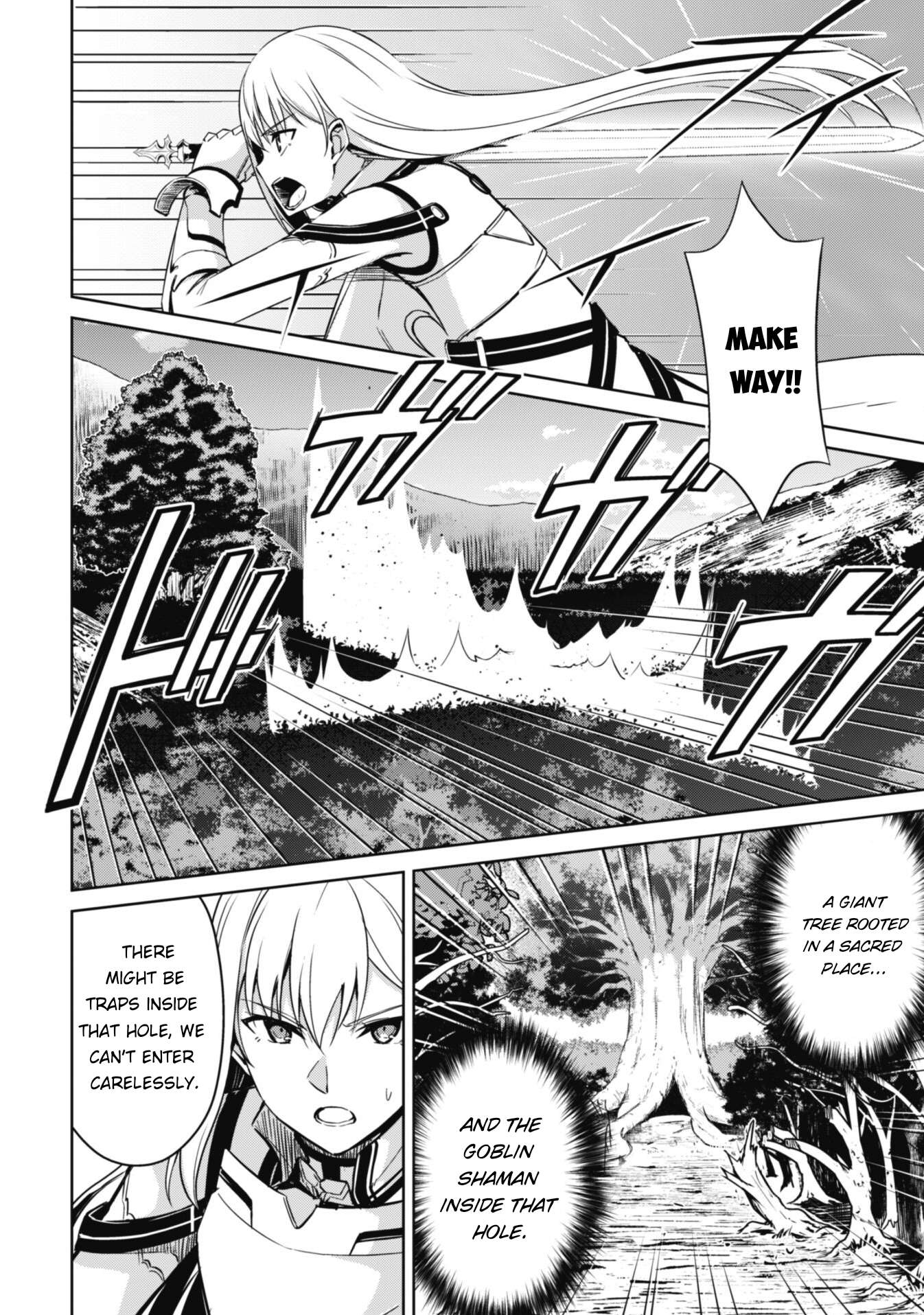Halaman dari Boushoku no Berserk ~Ore dake Level to Iu Gainen wo Toppa suru~ Chapter 45