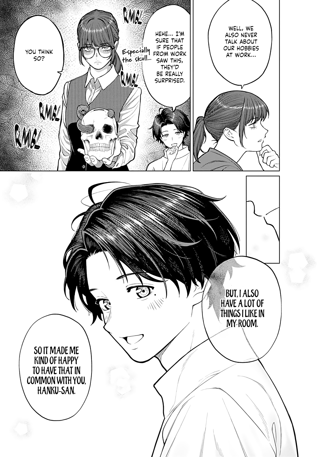 Halaman dari Kaisha to Shiseikatsu: On to Off Chapter 18