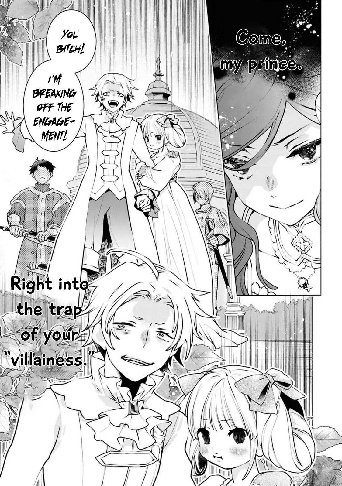 Halaman dari Though I May Be a Villainess, I'll Show You I Can Obtain Happiness! Chapter 4