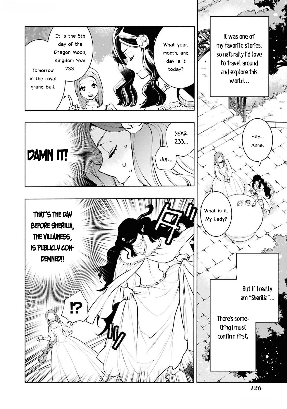 Halaman dari Though I May Be a Villainess, I'll Show You I Can Obtain Happiness! Chapter 4