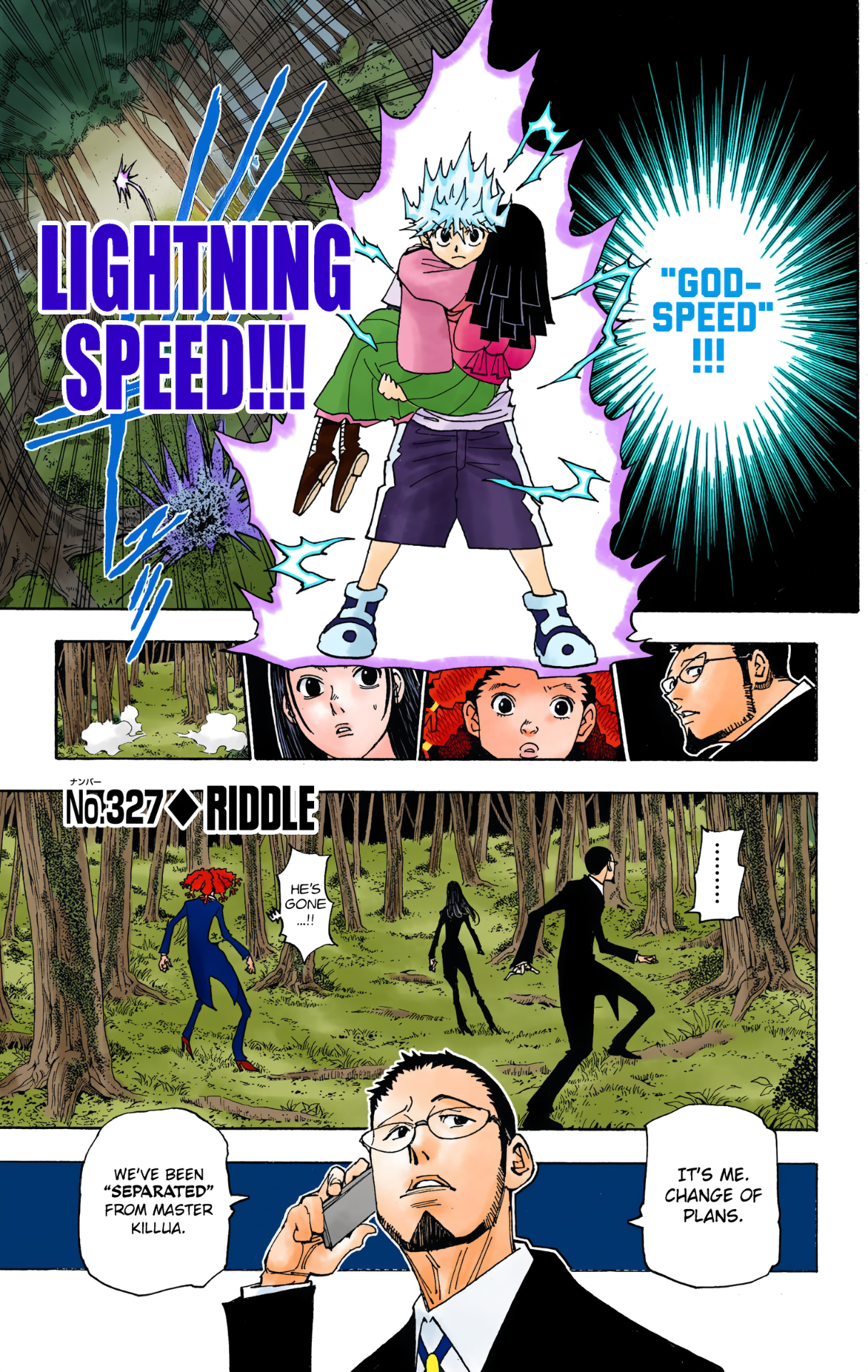 Halaman dari HUNTER x HUNTER (Official Colored) Chapter 327