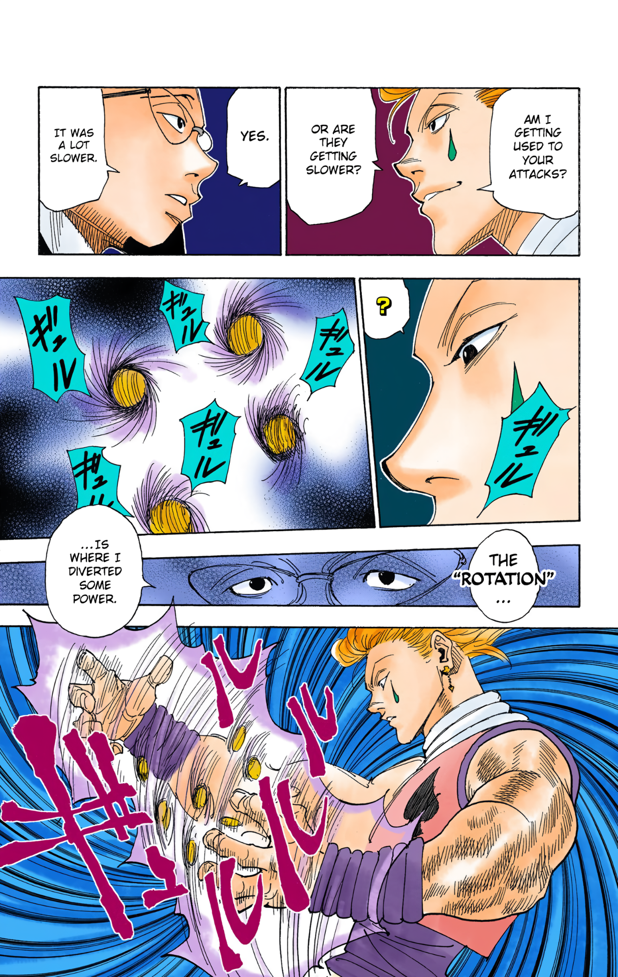 Halaman dari HUNTER x HUNTER (Official Colored) Chapter 327
