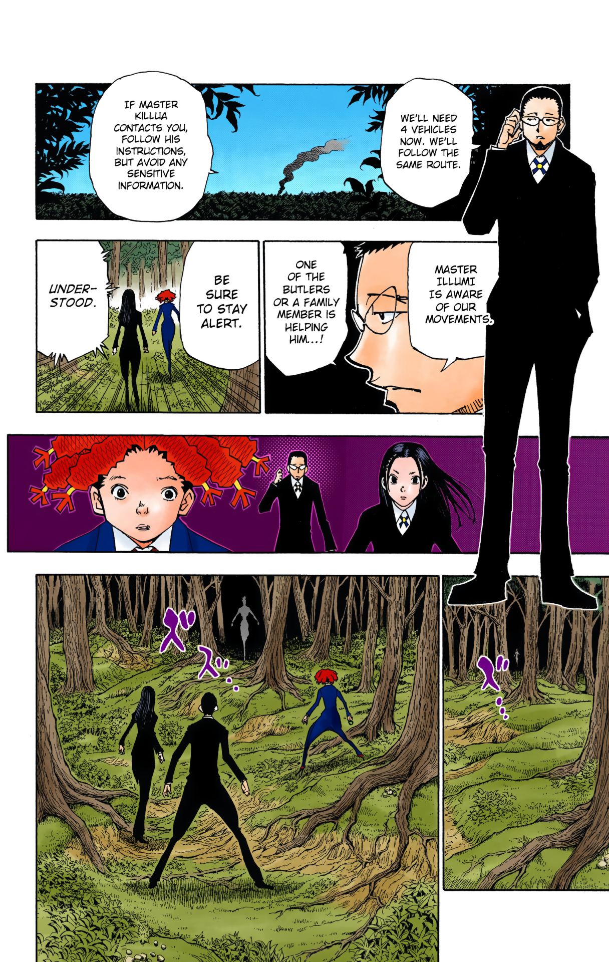 Halaman dari HUNTER x HUNTER (Official Colored) Chapter 327