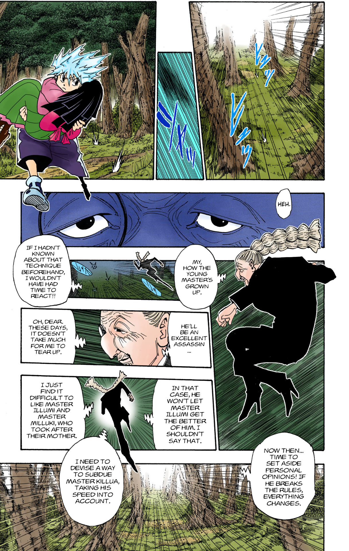 Halaman dari HUNTER x HUNTER (Official Colored) Chapter 327