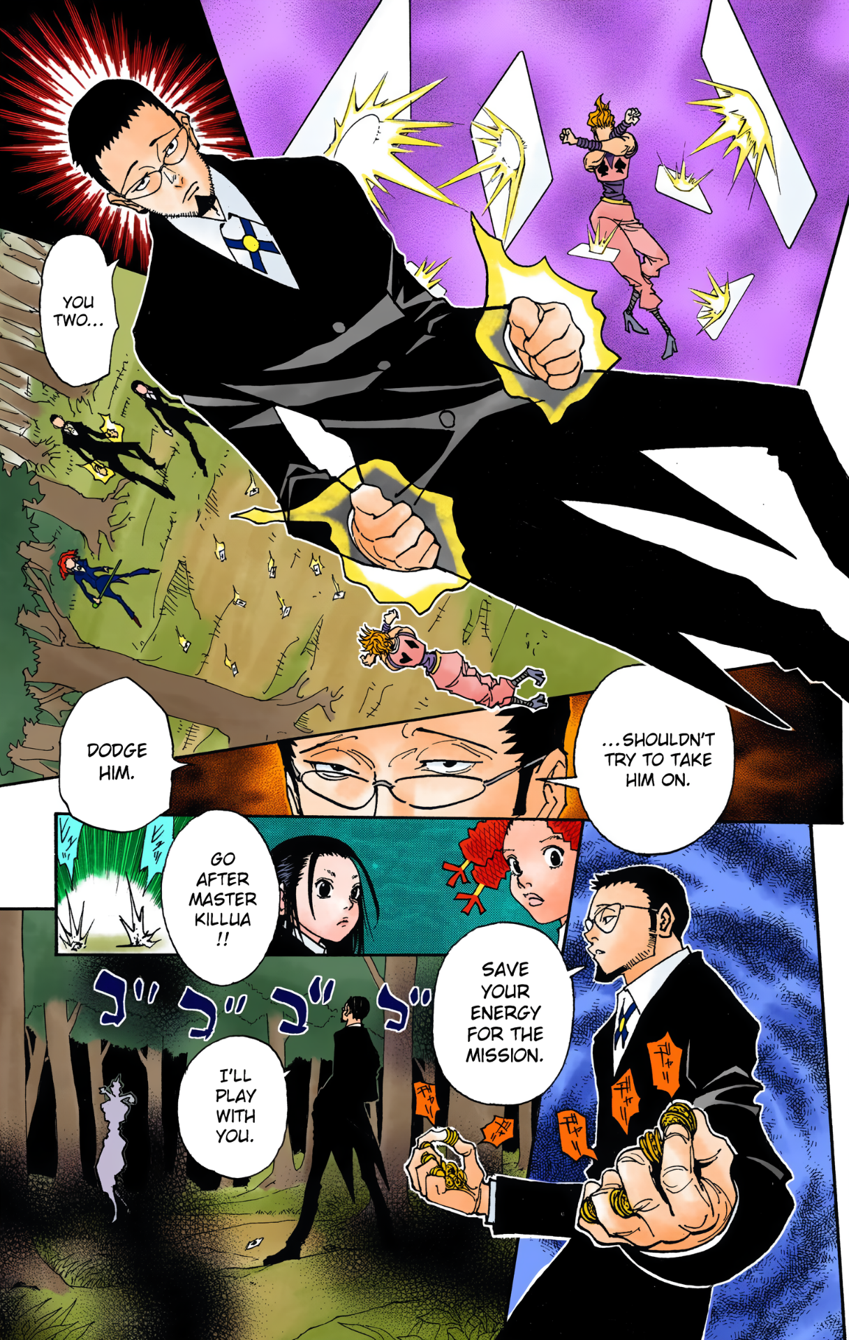Halaman dari HUNTER x HUNTER (Official Colored) Chapter 327