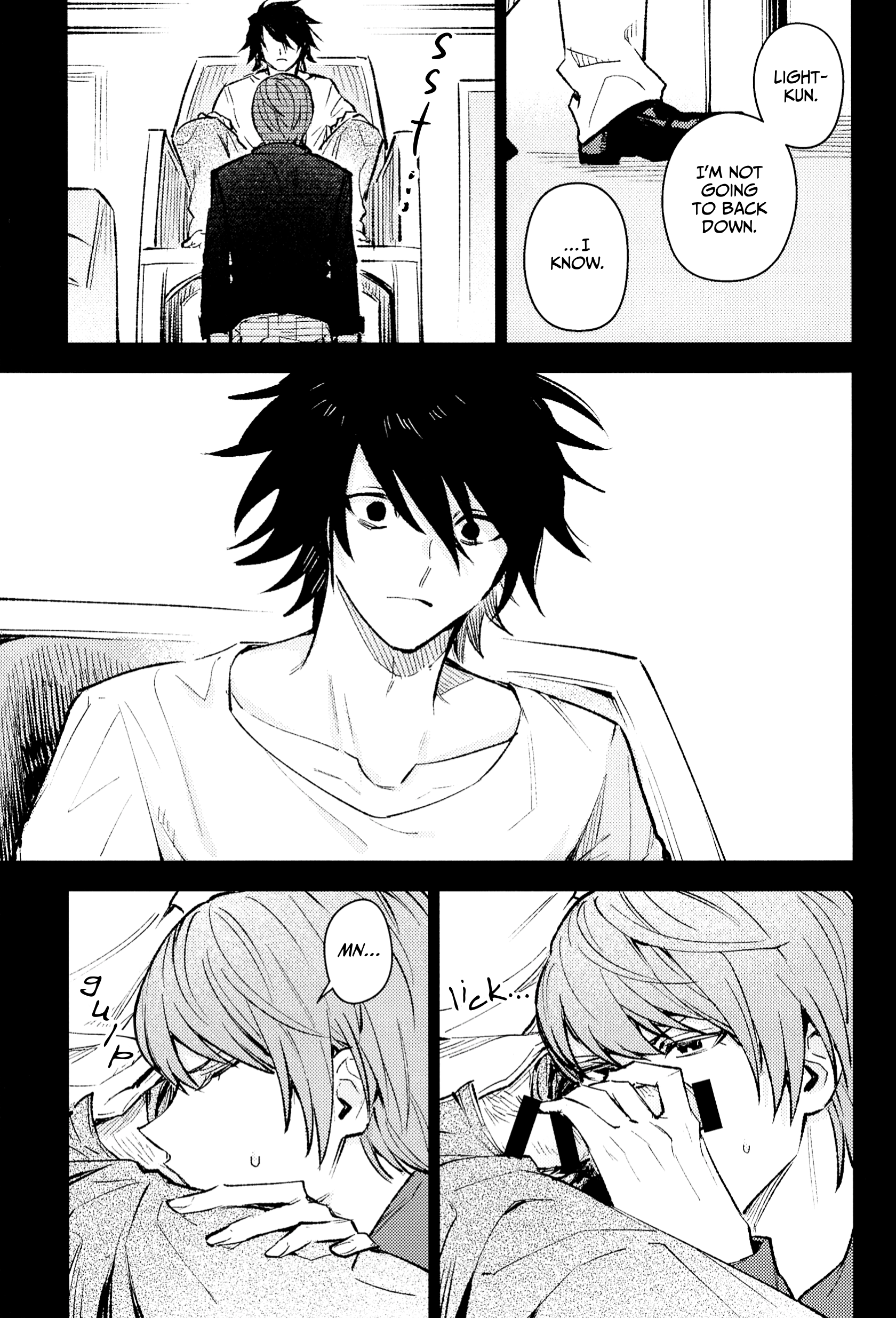 Halaman dari Death Note - To Have Spoiled (Doujinshi) Chapter N/A