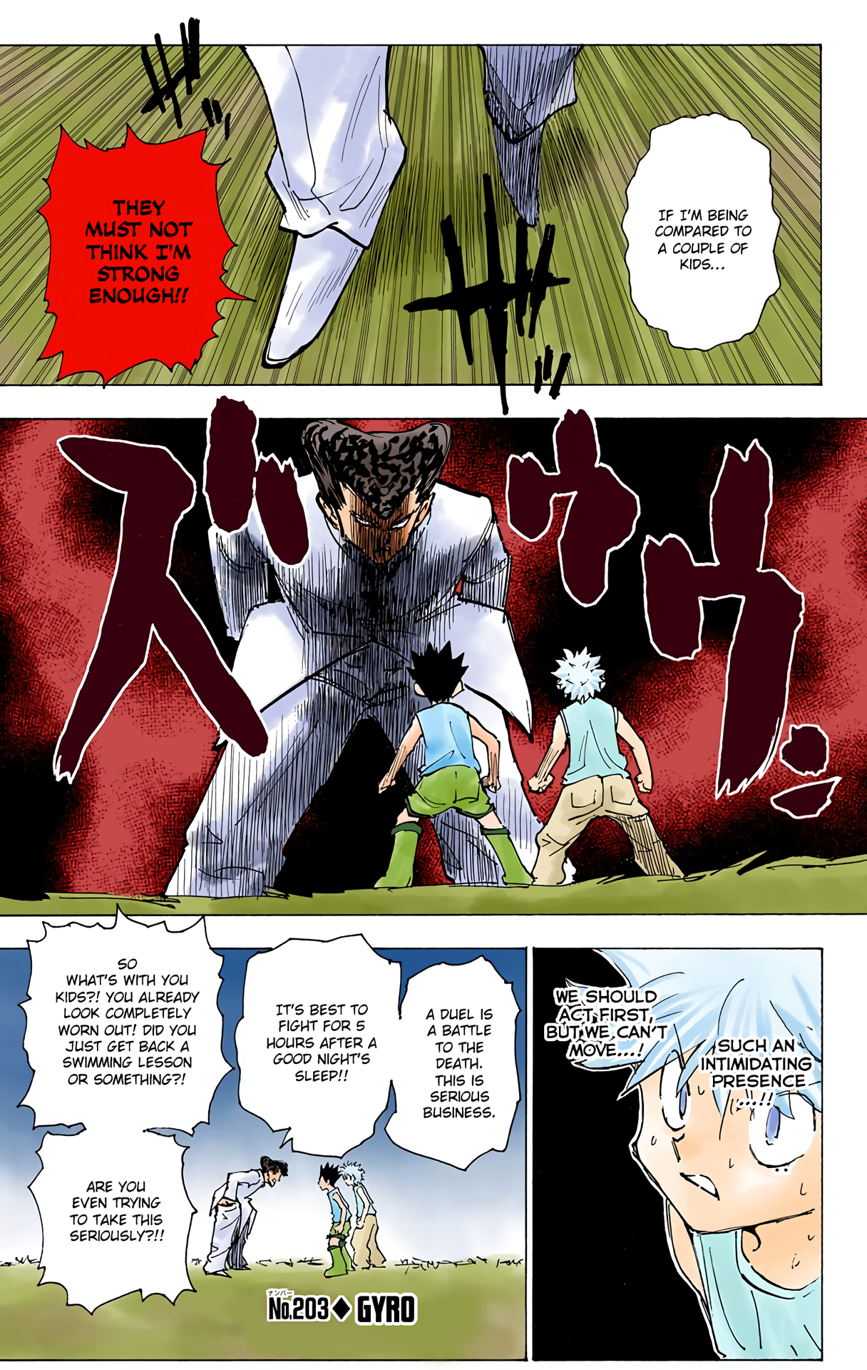 Halaman dari HUNTER x HUNTER (Official Colored) Chapter 203