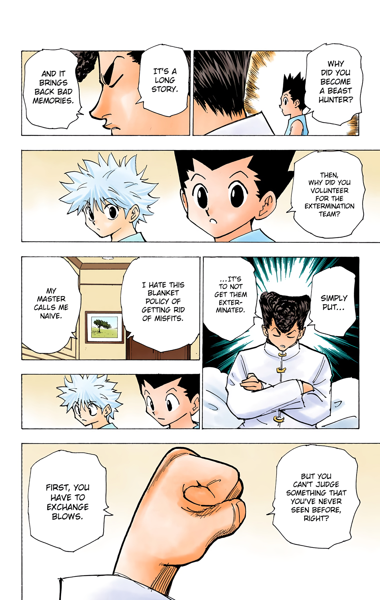 Halaman dari HUNTER x HUNTER (Official Colored) Chapter 203