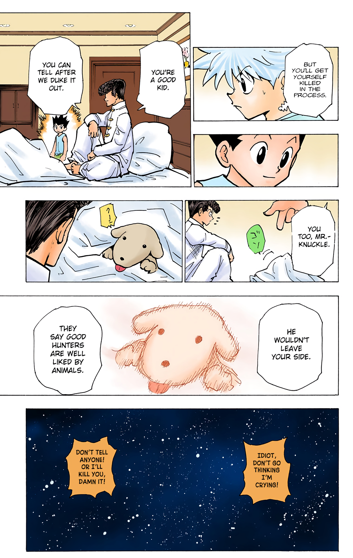 Halaman dari HUNTER x HUNTER (Official Colored) Chapter 203
