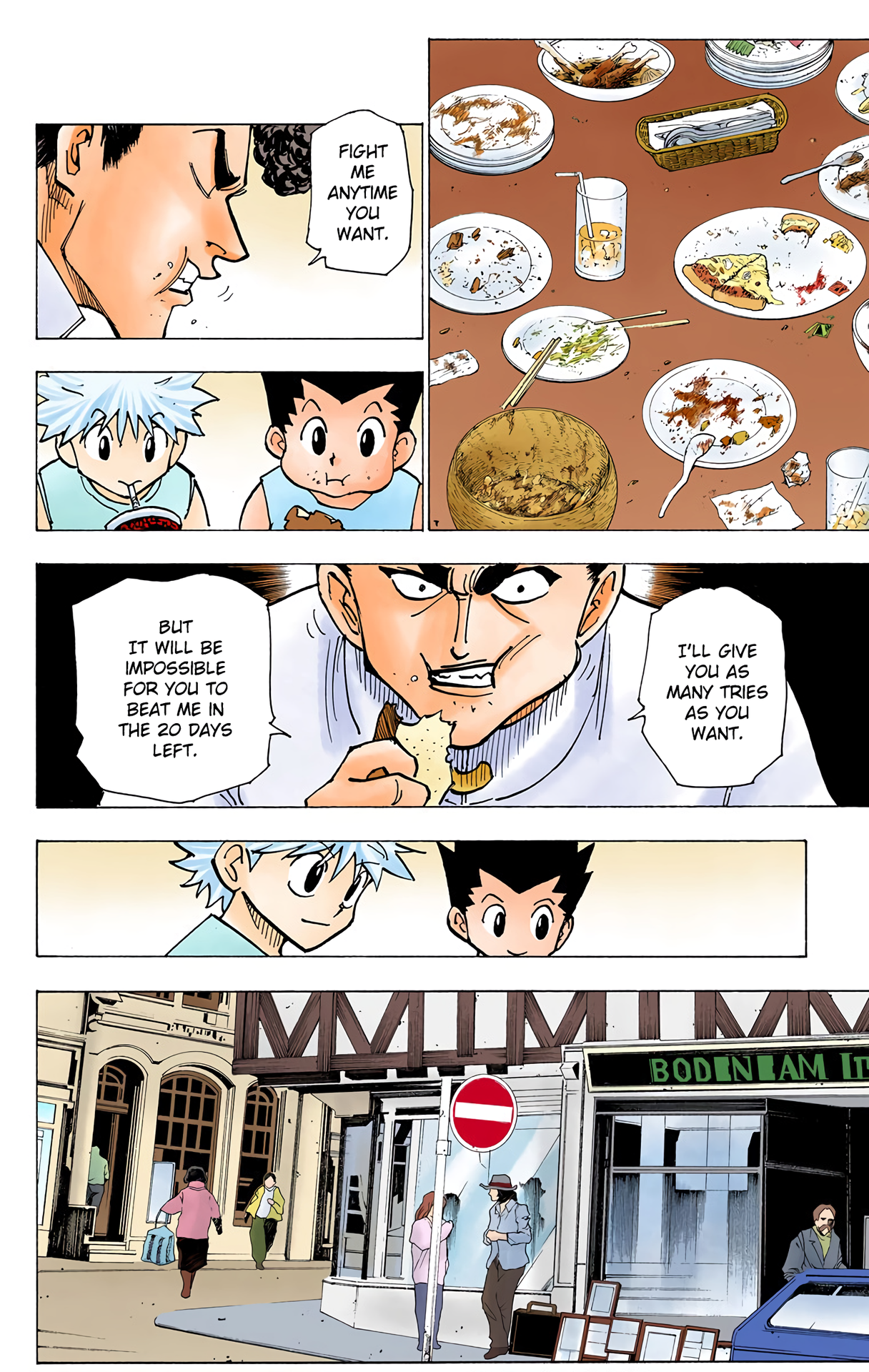 Halaman dari HUNTER x HUNTER (Official Colored) Chapter 203