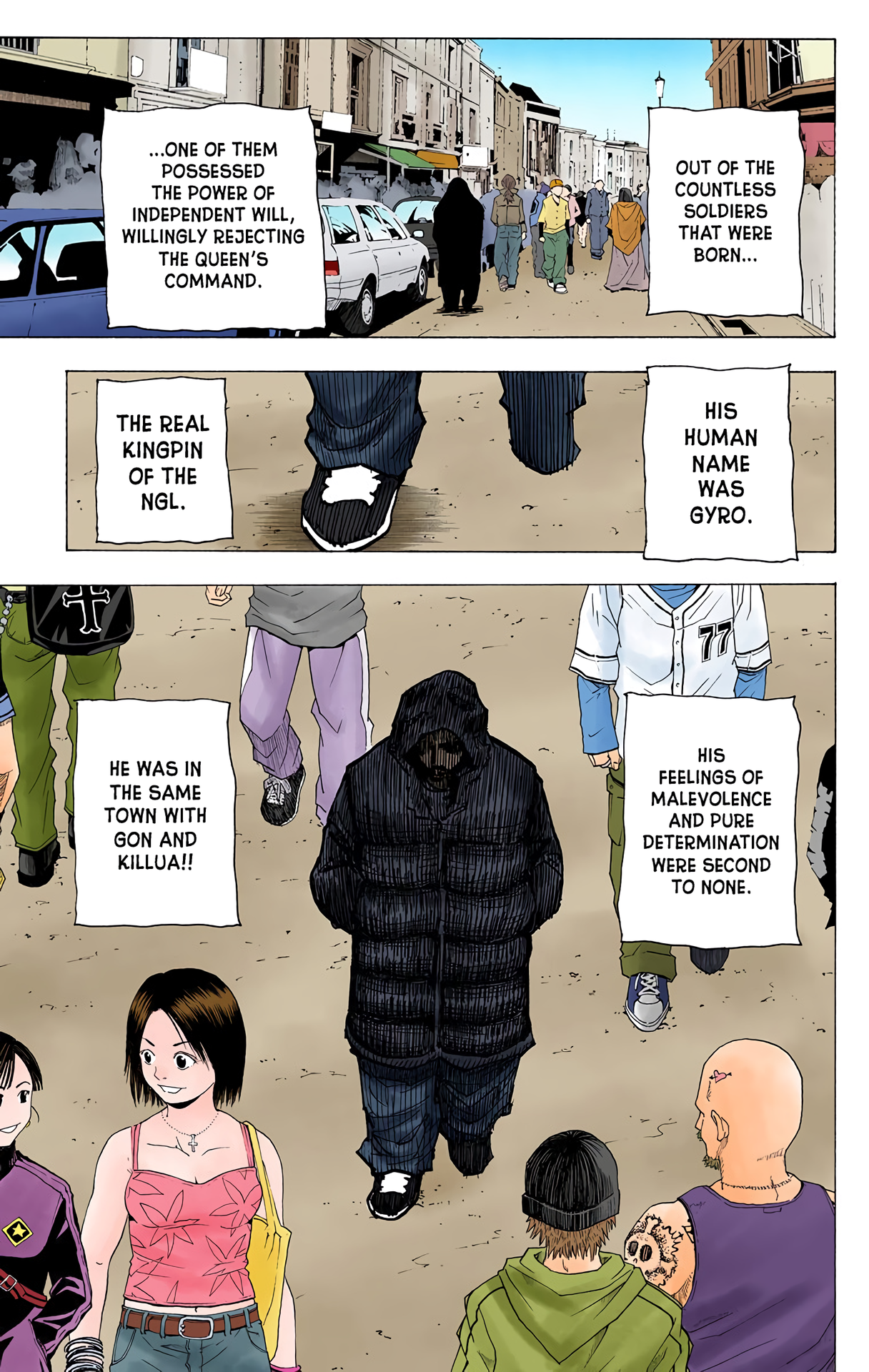 Halaman dari HUNTER x HUNTER (Official Colored) Chapter 203