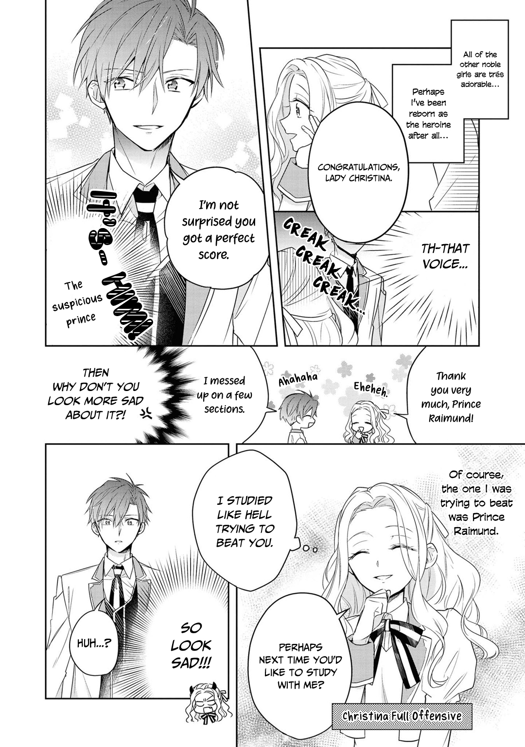 Halaman dari Though I May Be a Villainess, I'll Show You I Can Obtain Happiness! Chapter 2