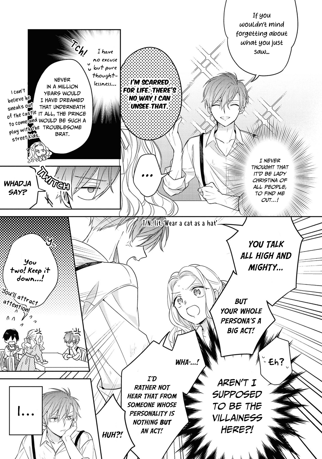 Halaman dari Though I May Be a Villainess, I'll Show You I Can Obtain Happiness! Chapter 2