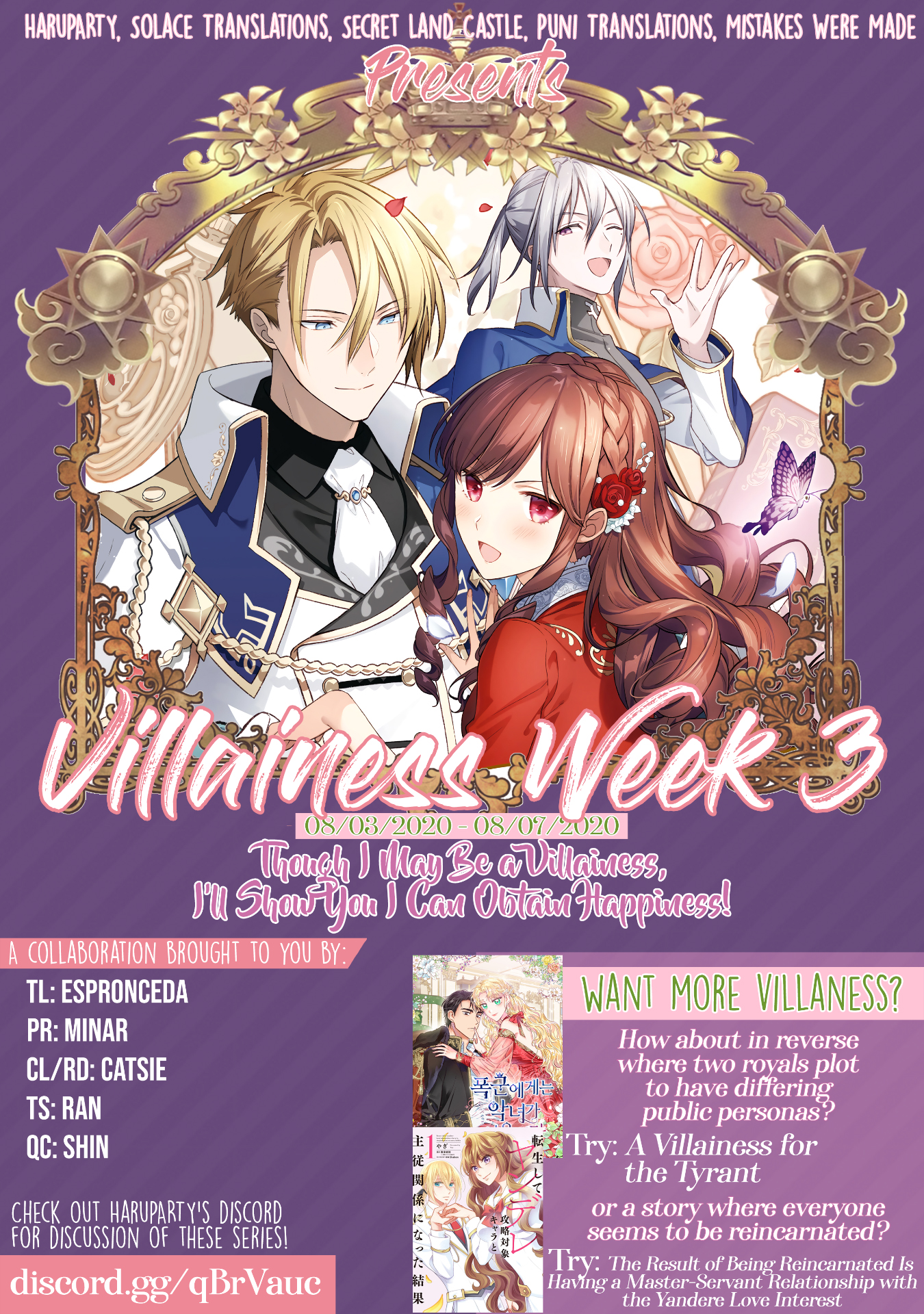 Halaman dari Though I May Be a Villainess, I'll Show You I Can Obtain Happiness! Chapter 2