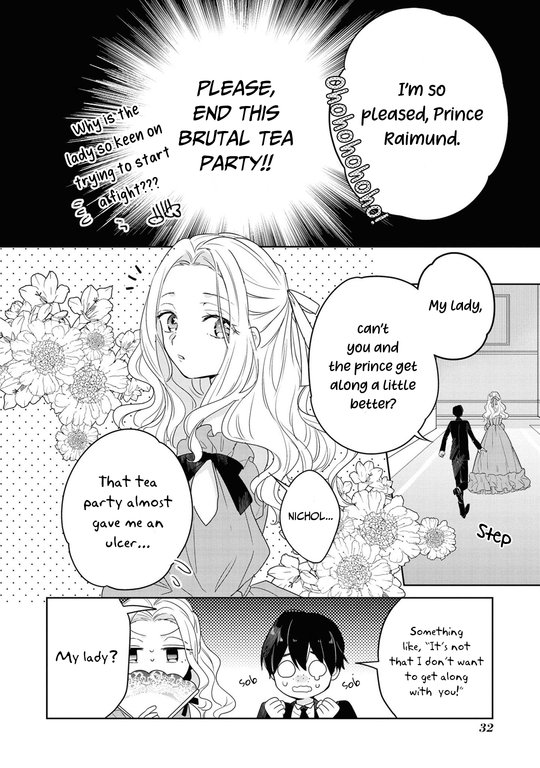 Halaman dari Though I May Be a Villainess, I'll Show You I Can Obtain Happiness! Chapter 2