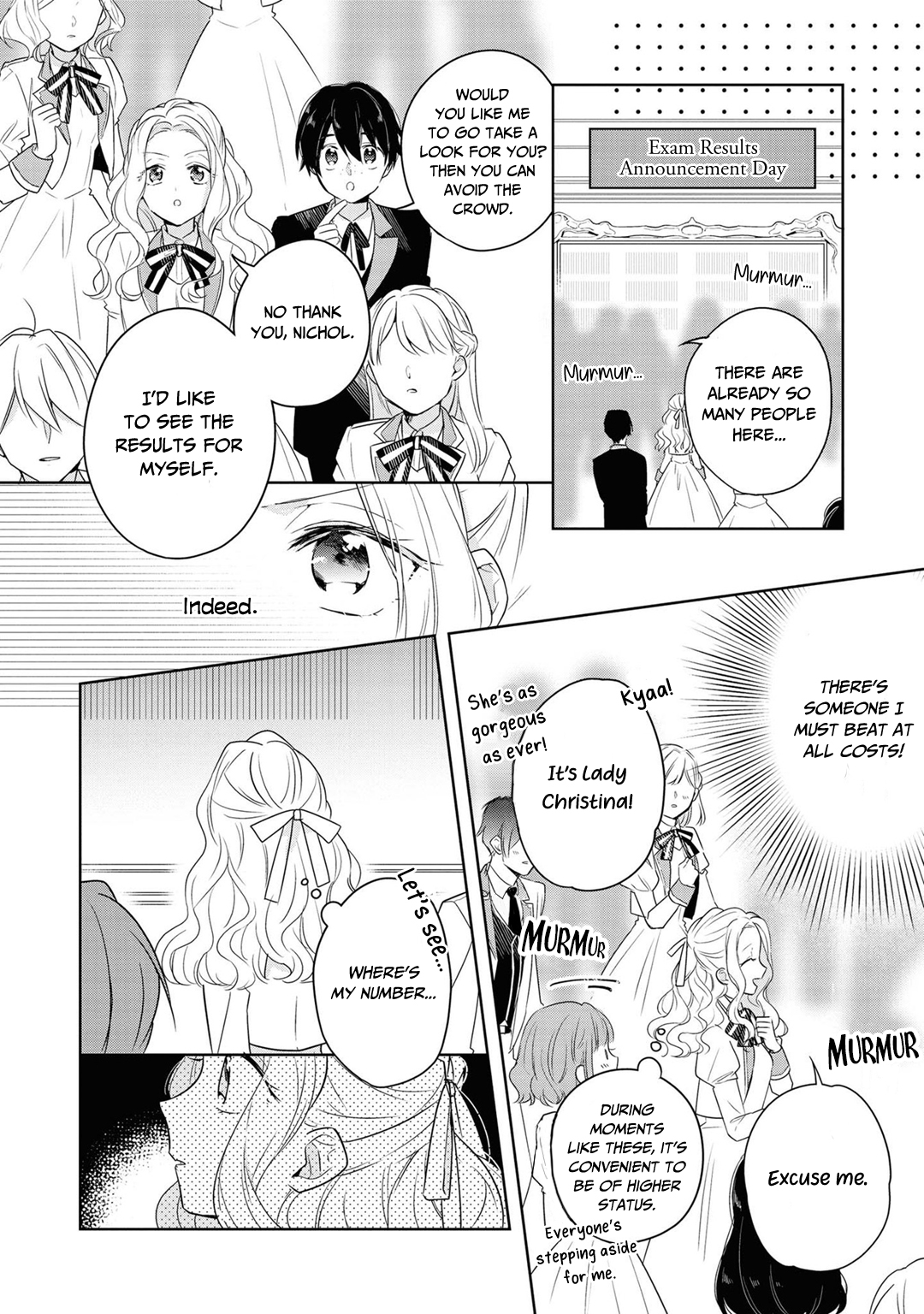 Halaman dari Though I May Be a Villainess, I'll Show You I Can Obtain Happiness! Chapter 2