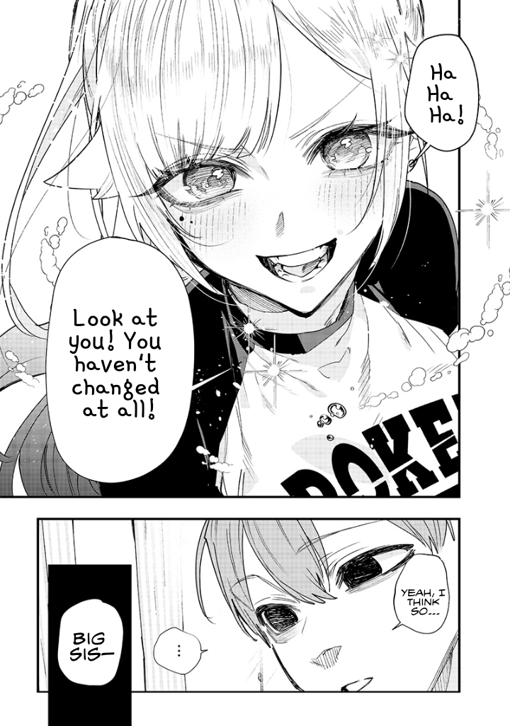 Halaman dari Namaiki na Gal Ane wo Wakaraseru Hanashi Chapter 17