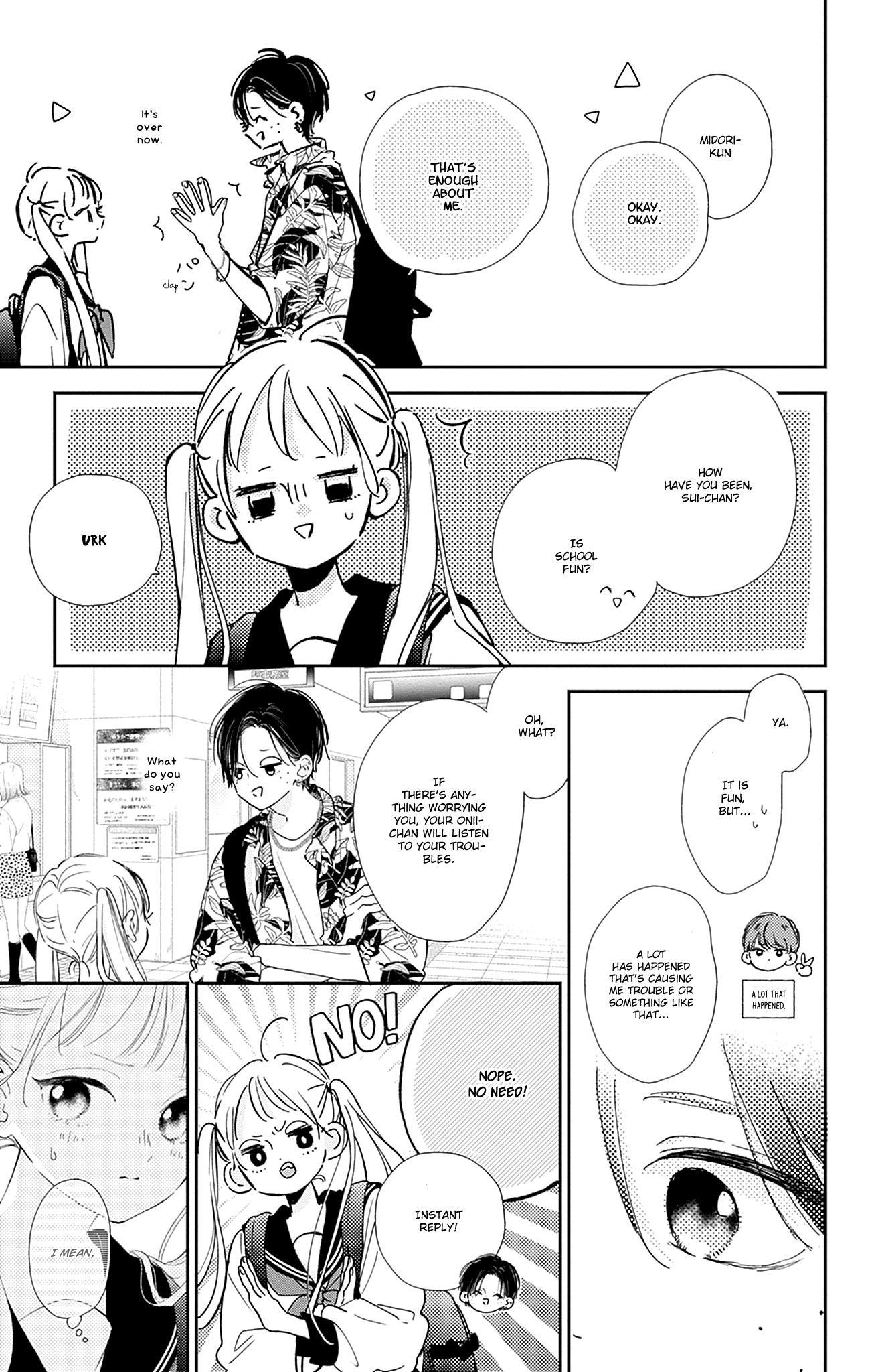 Halaman dari Onee-chan no Midori-kun Chapter 10