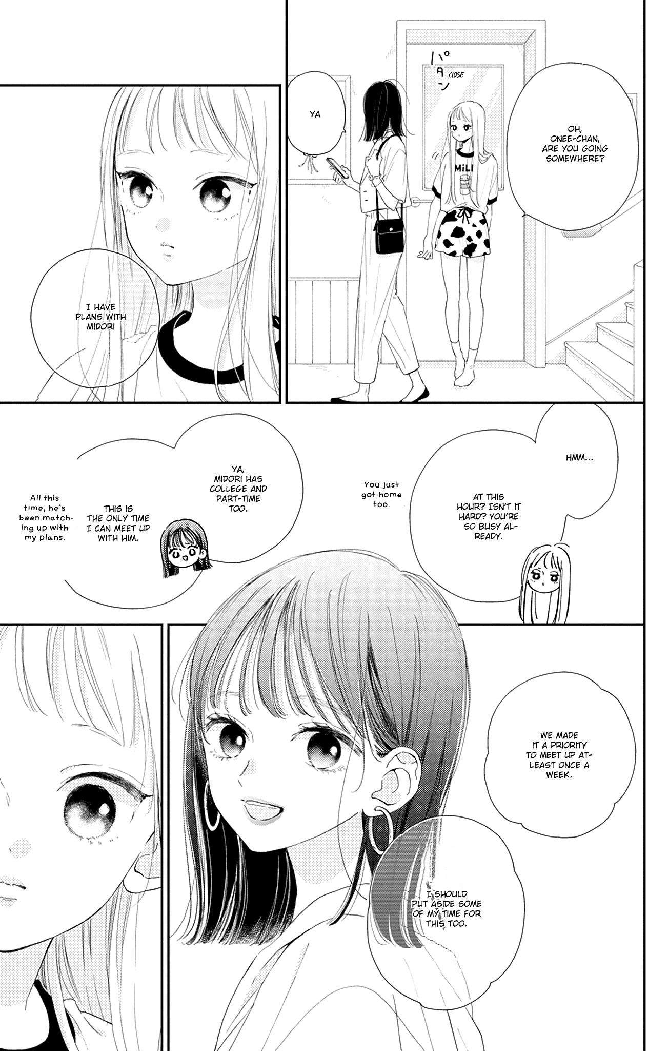 Halaman dari Onee-chan no Midori-kun Chapter 10