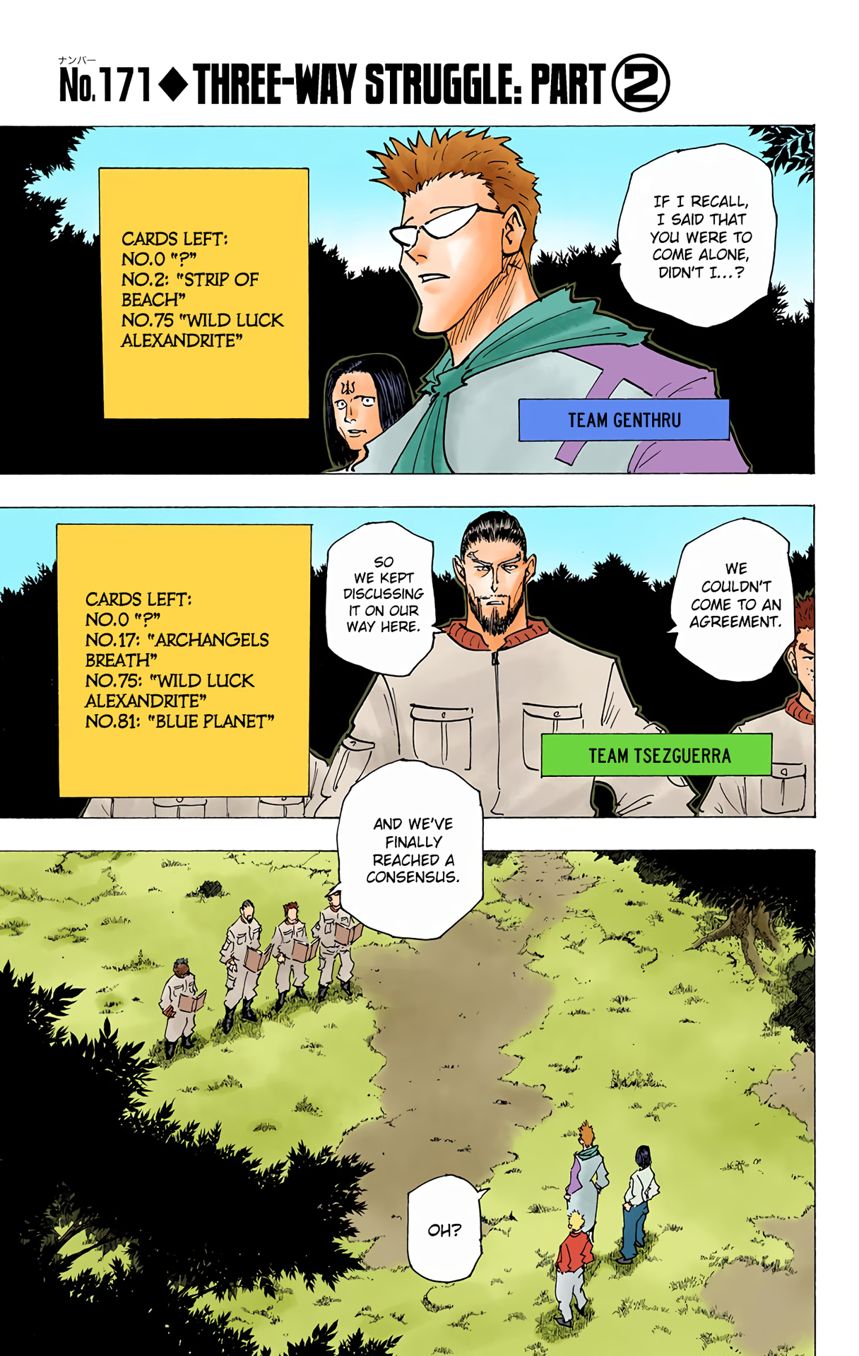 Halaman dari Hunter x Hunter (Official Colored) Chapter 171
