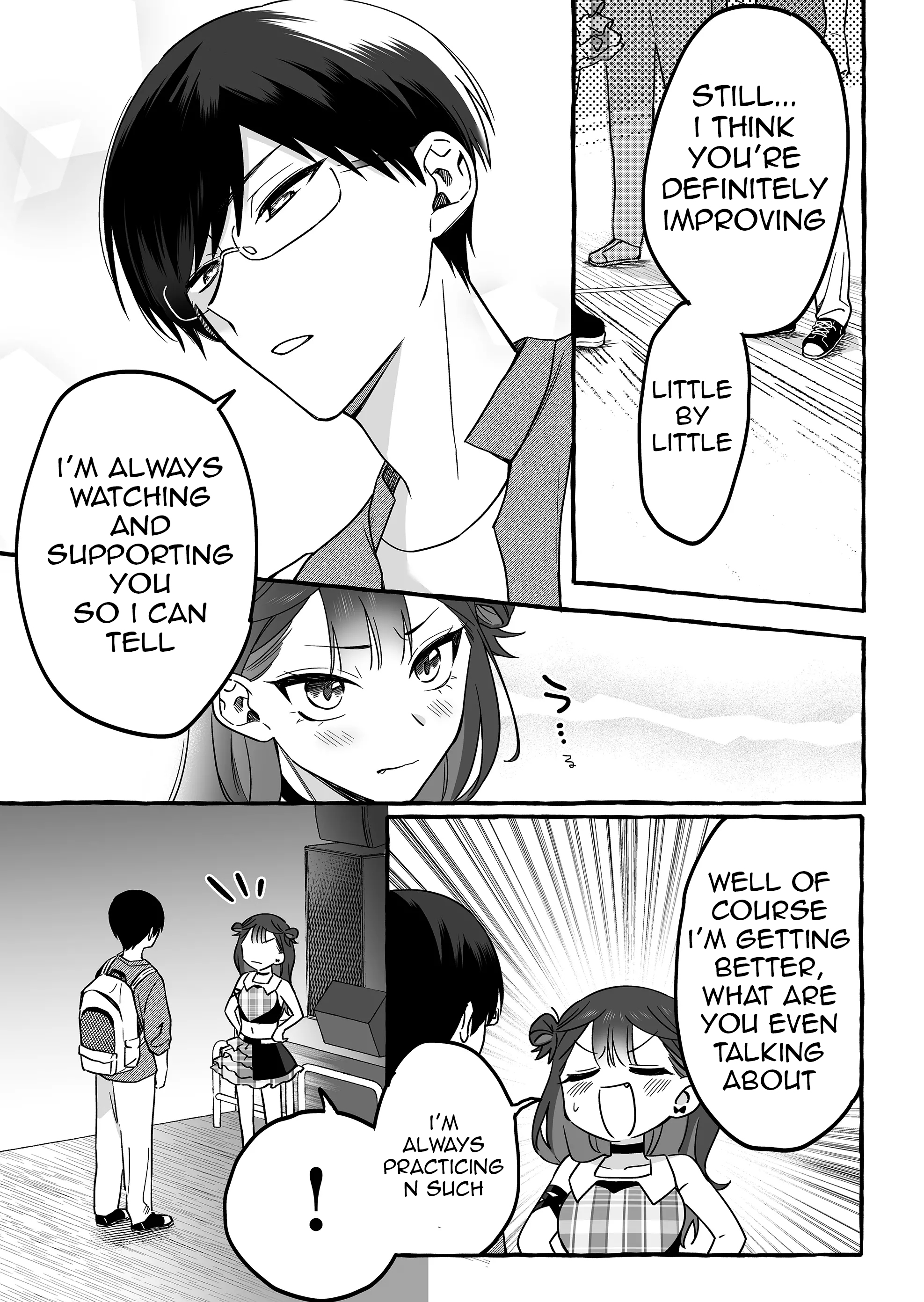 Halaman dari Damedol to Sekai ni Hitori Dake no Fan Chapter 8