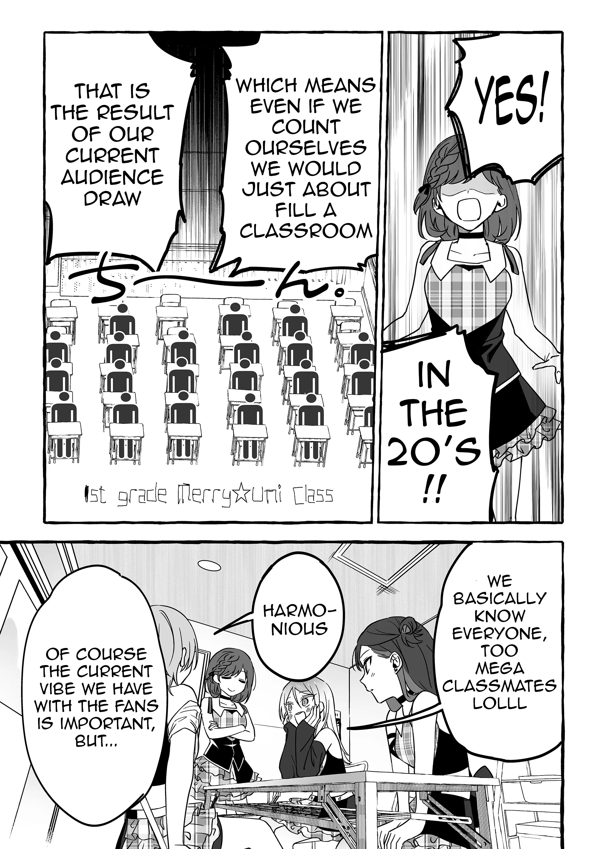 Halaman dari Damedol to Sekai ni Hitori Dake no Fan Chapter 8