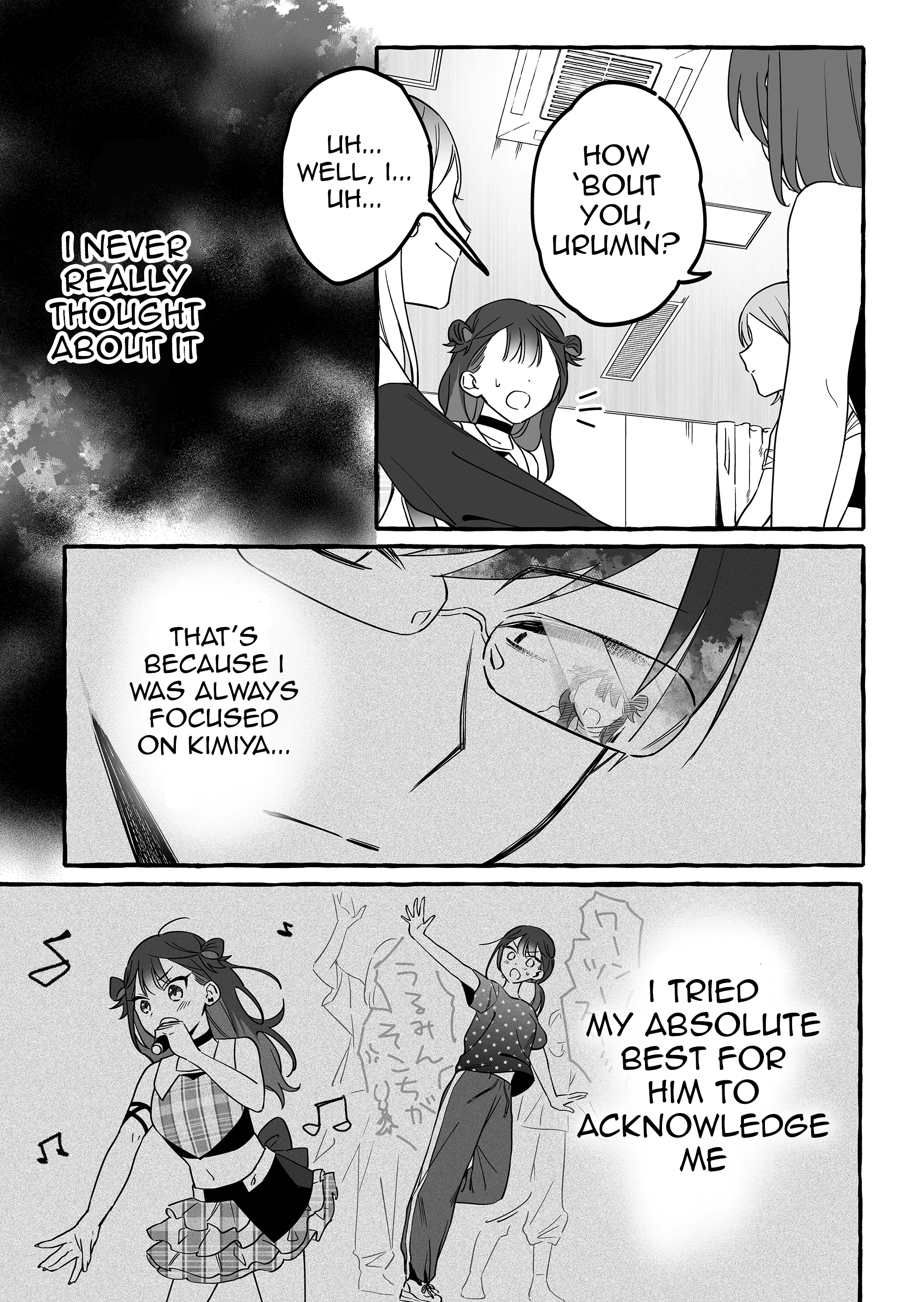 Halaman dari Damedol to Sekai ni Hitori Dake no Fan Chapter 8