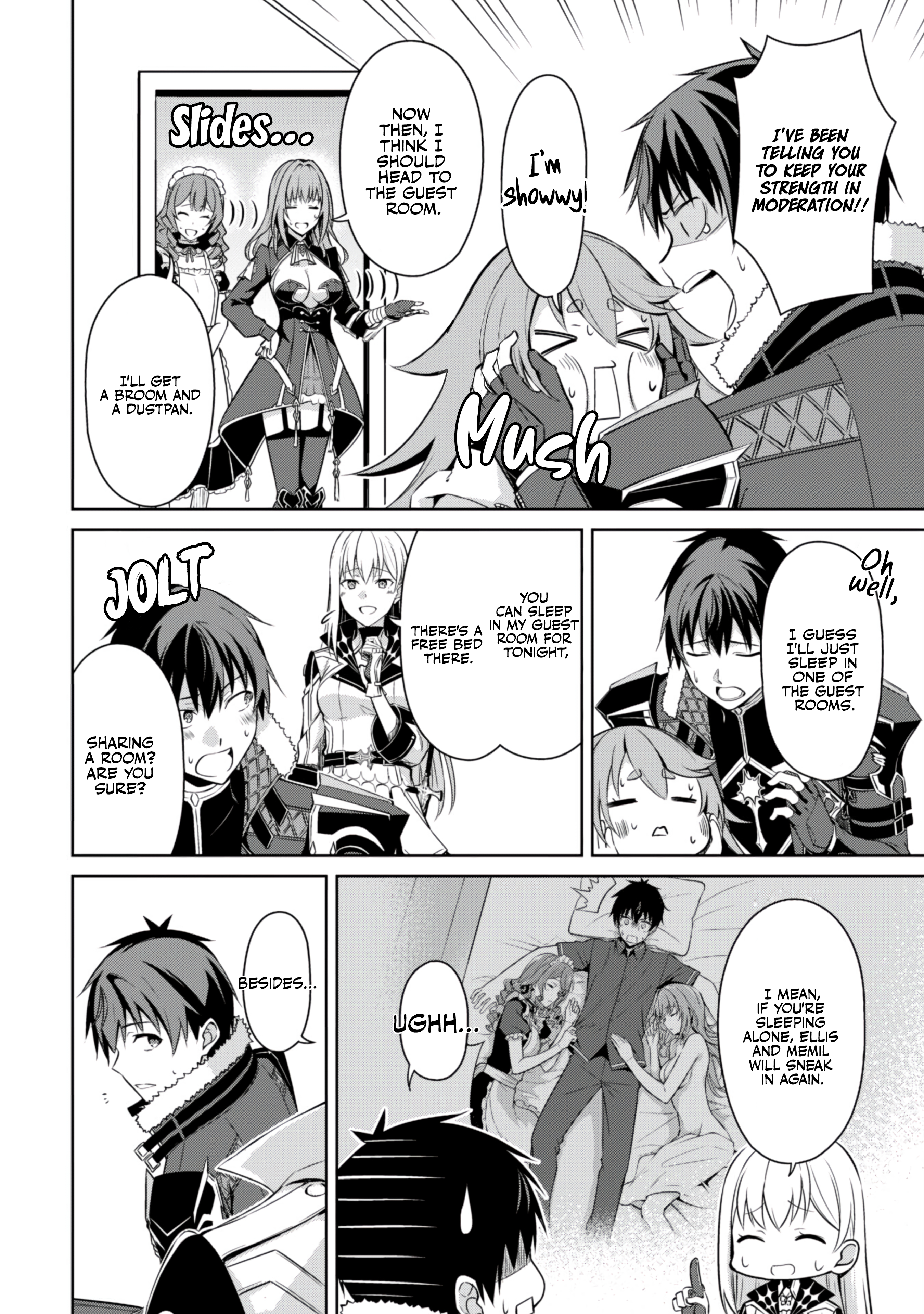 Halaman dari Boushoku no Berserk ~Ore dake Level to Iu Gainen wo Toppa suru~ Chapter 67