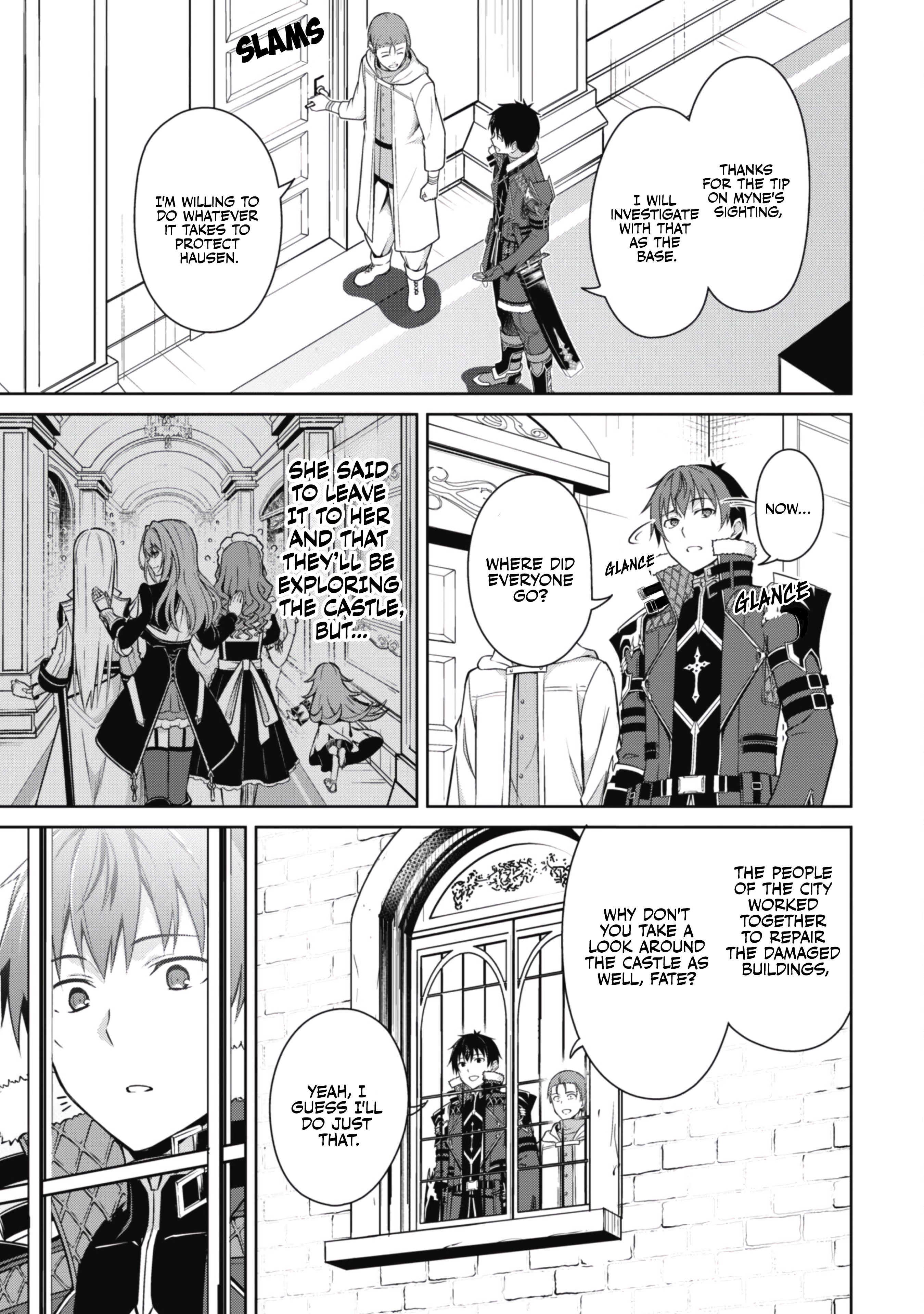 Halaman dari Boushoku no Berserk ~Ore dake Level to Iu Gainen wo Toppa suru~ Chapter 67