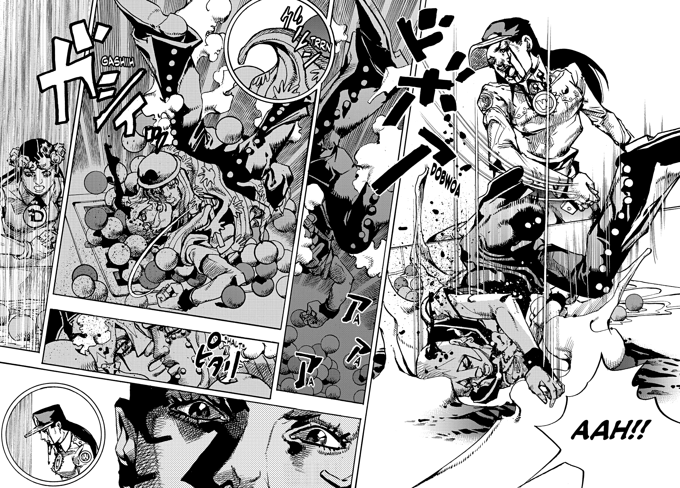 Halaman dari JoJo's Bizarre Adventure, Part 9:  The JOJOLands Chapter 31