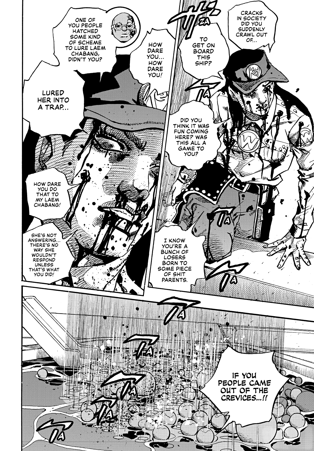 Halaman dari JoJo's Bizarre Adventure, Part 9:  The JOJOLands Chapter 31