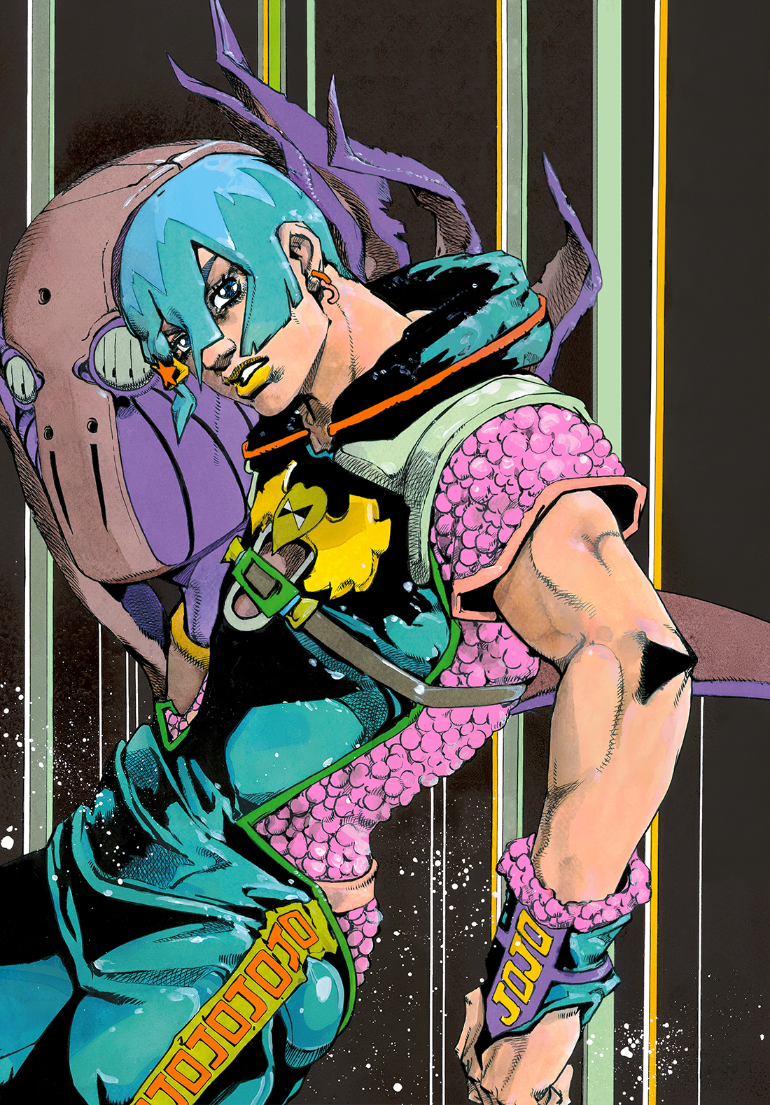 Halaman dari JoJo's Bizarre Adventure, Part 9:  The JOJOLands Chapter 31