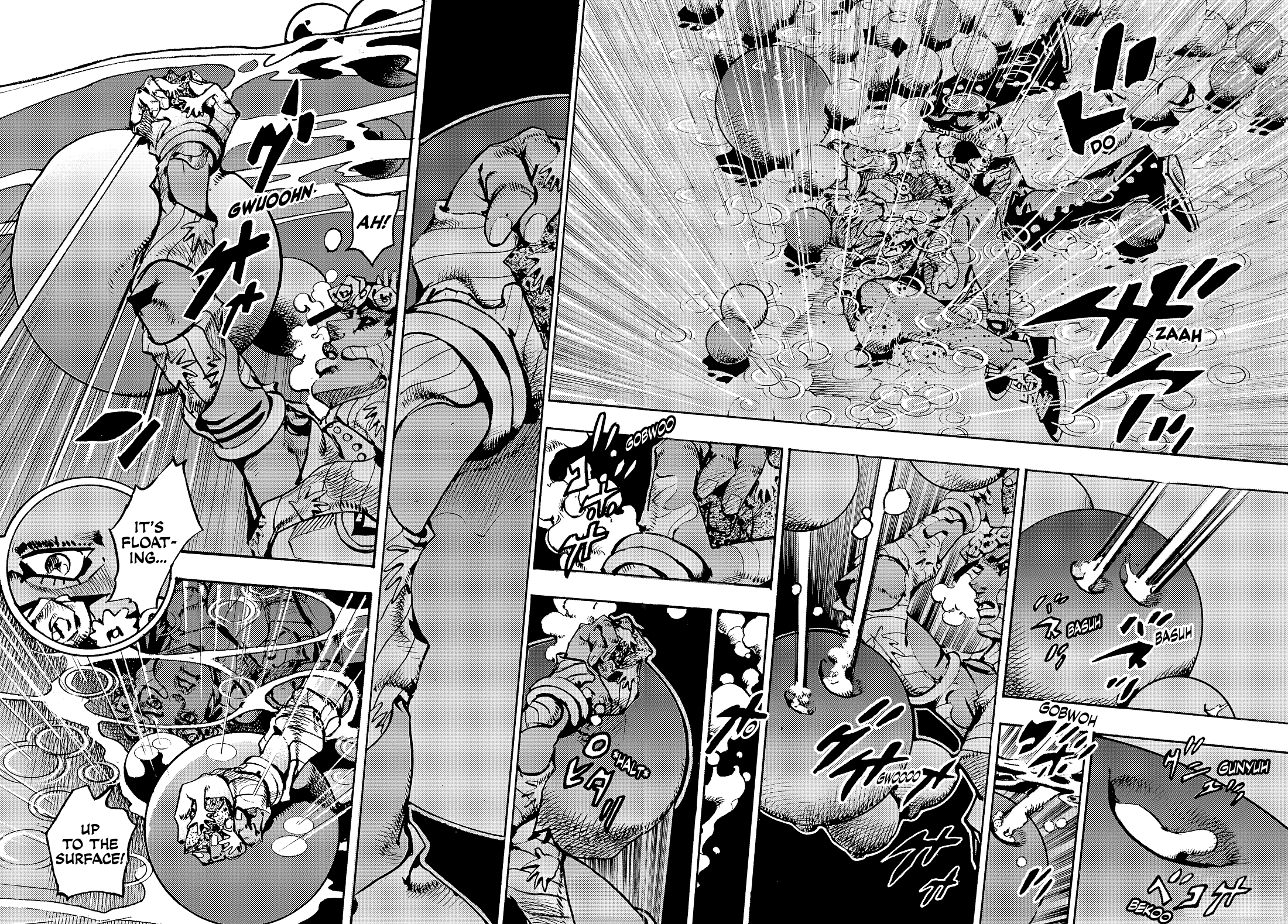 Halaman dari JoJo's Bizarre Adventure, Part 9:  The JOJOLands Chapter 31