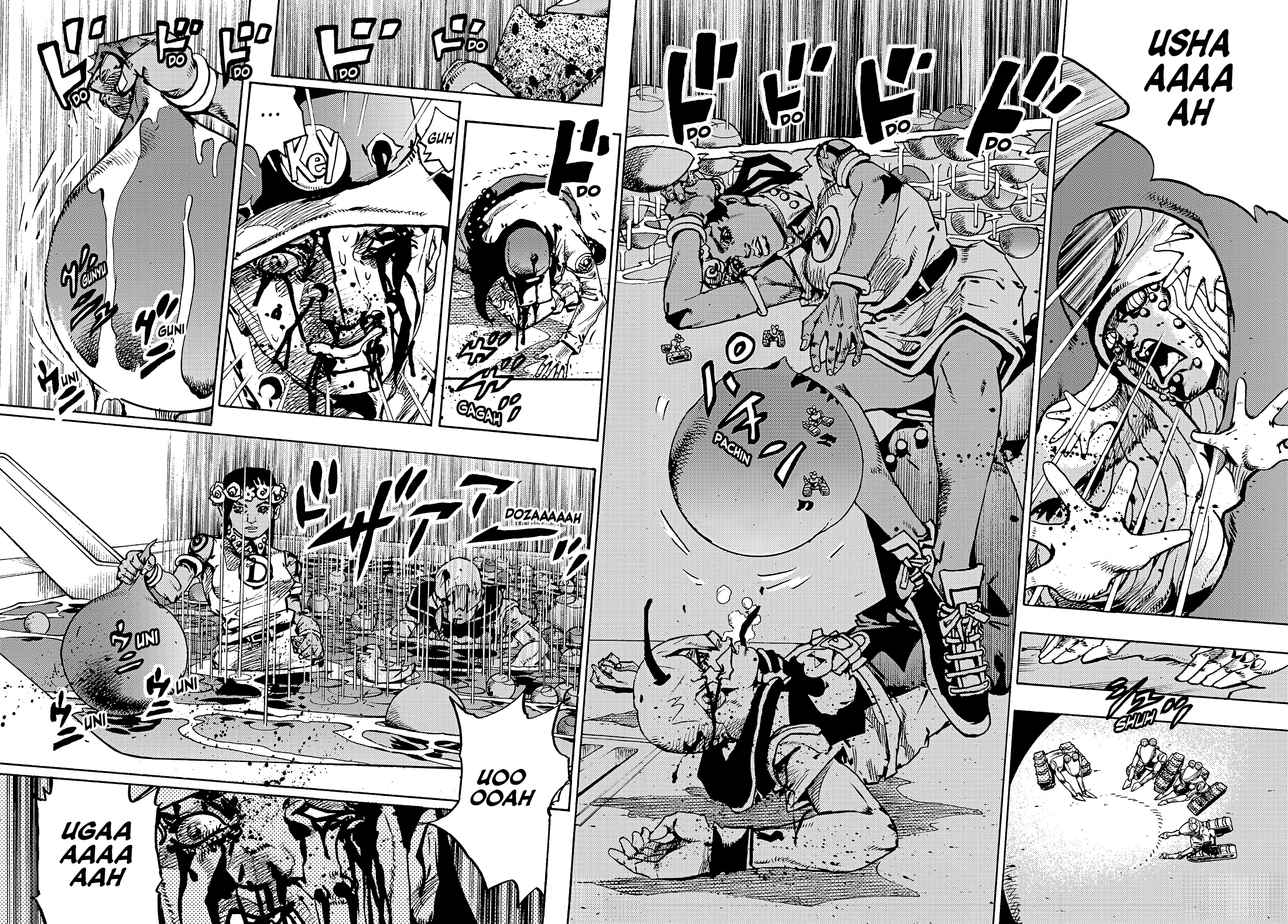 Halaman dari JoJo's Bizarre Adventure, Part 9:  The JOJOLands Chapter 31