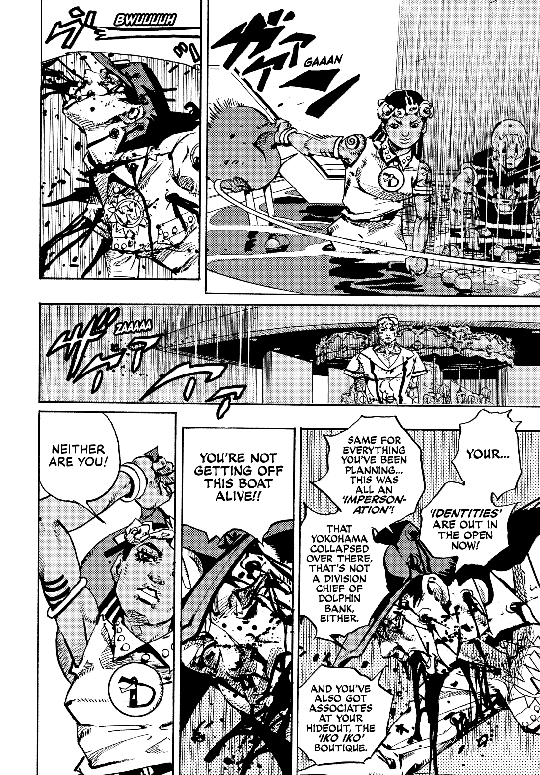 Halaman dari JoJo's Bizarre Adventure, Part 9:  The JOJOLands Chapter 31