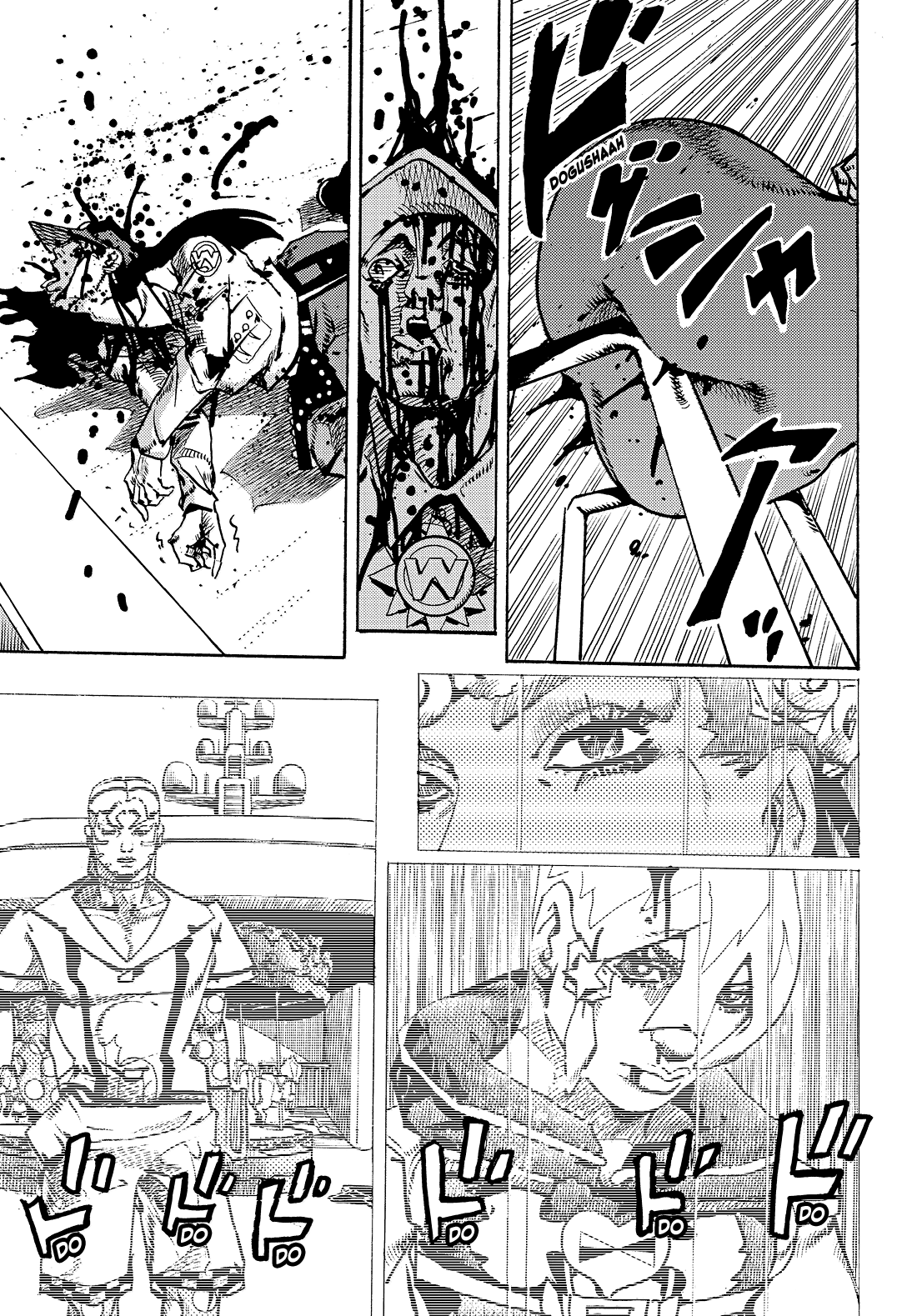 Halaman dari JoJo's Bizarre Adventure, Part 9:  The JOJOLands Chapter 31