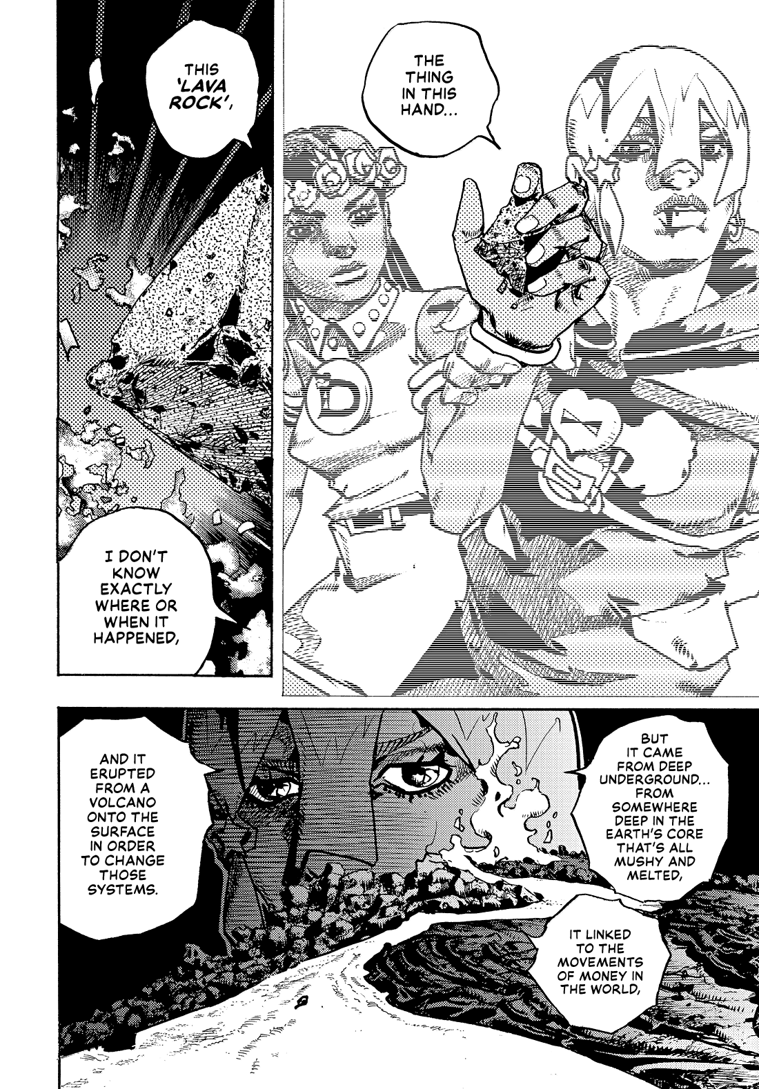 Halaman dari JoJo's Bizarre Adventure, Part 9:  The JOJOLands Chapter 31