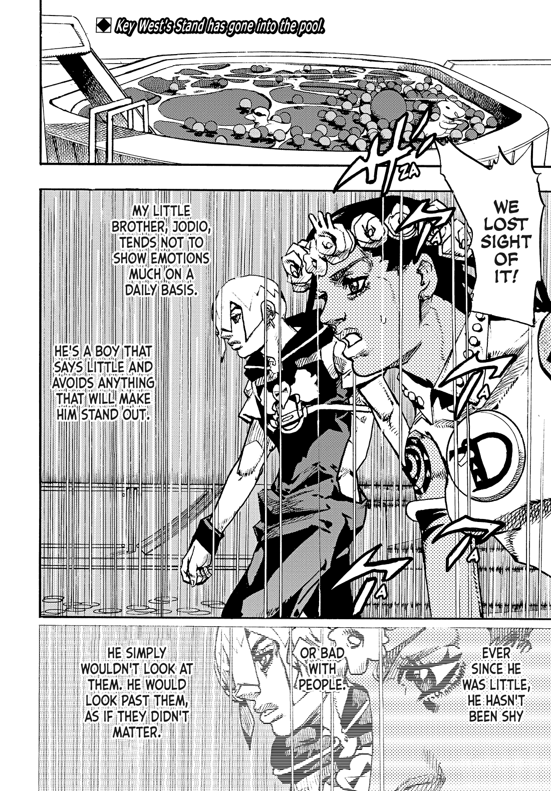 Halaman dari JoJo's Bizarre Adventure, Part 9:  The JOJOLands Chapter 31