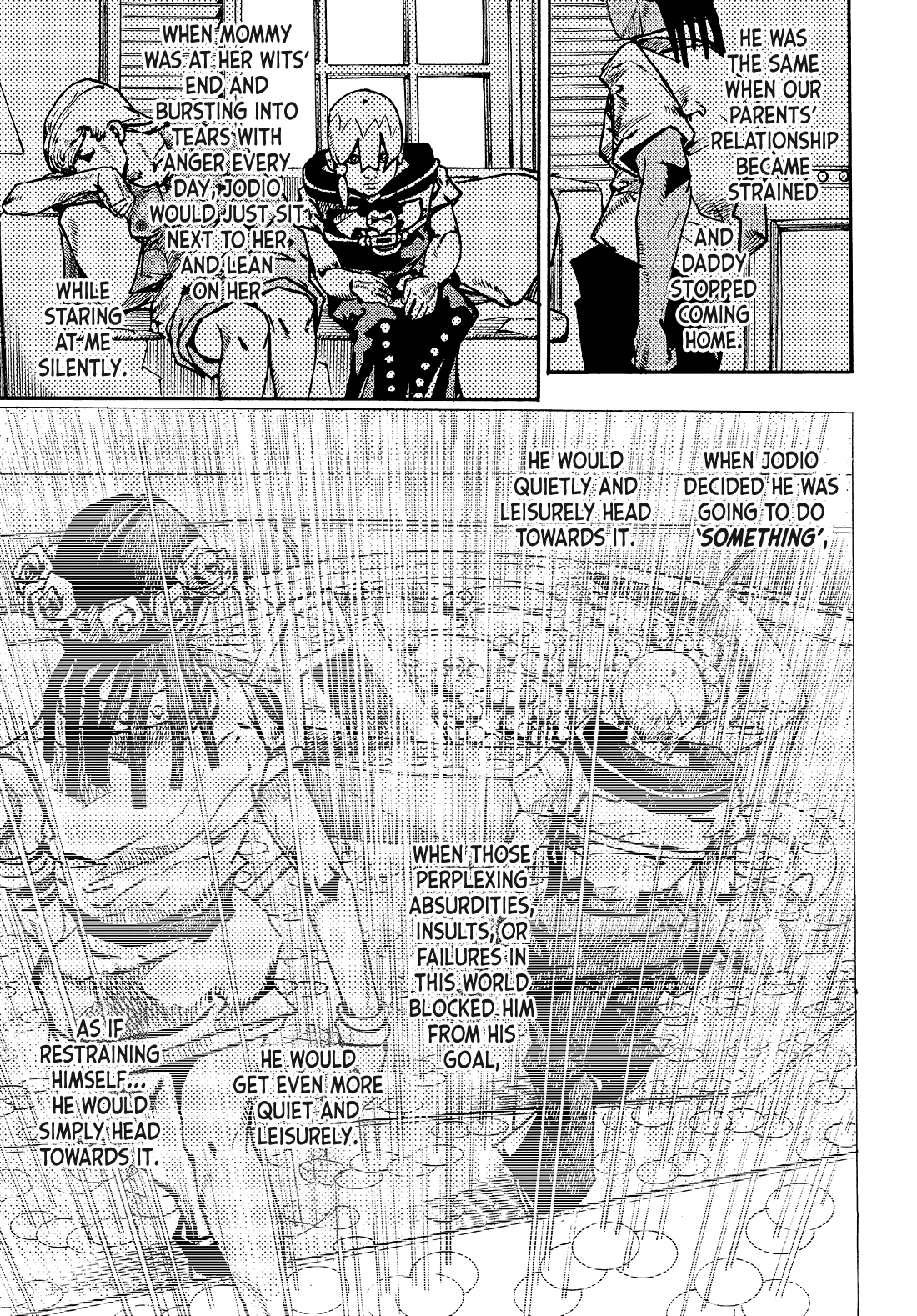 Halaman dari JoJo's Bizarre Adventure, Part 9:  The JOJOLands Chapter 31