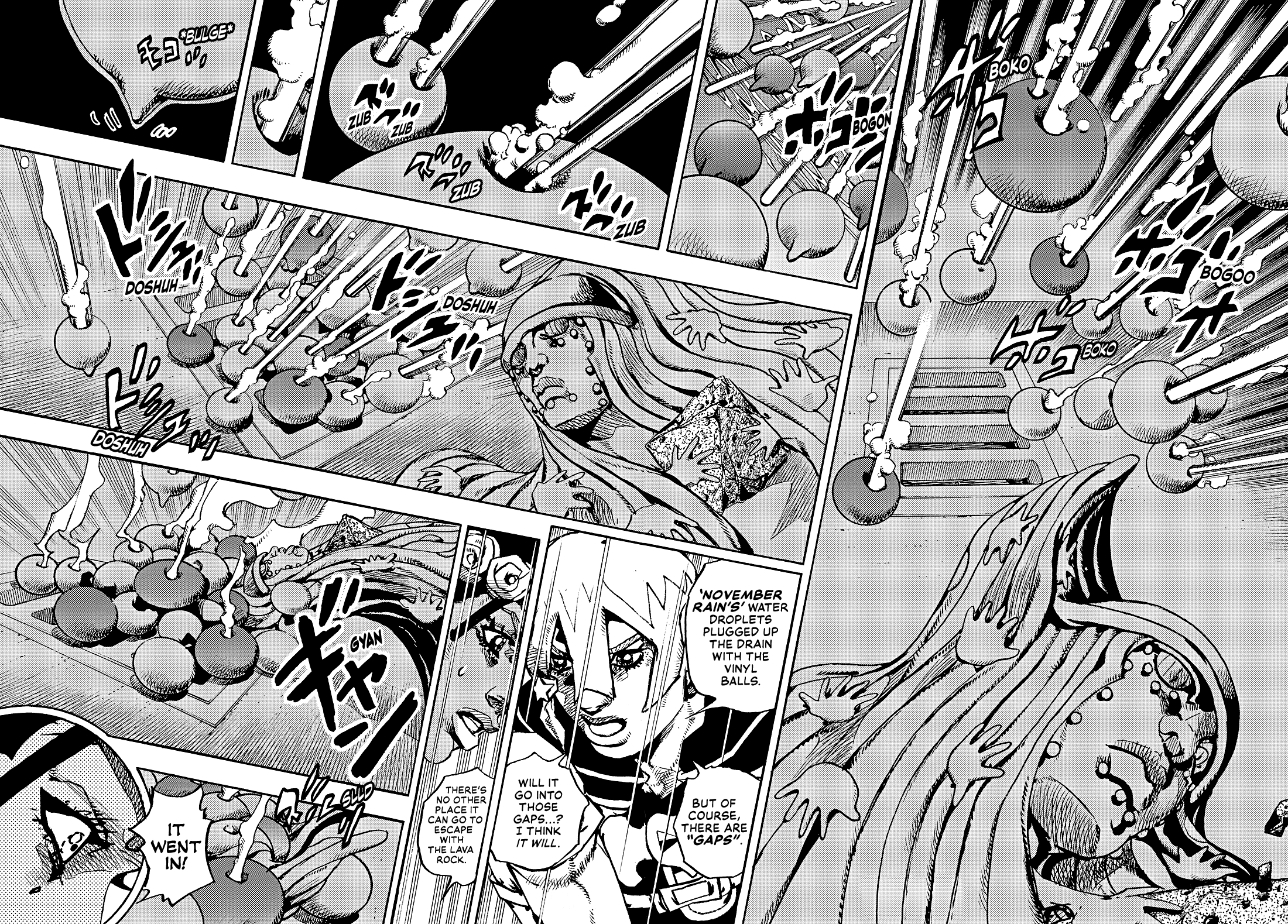 Halaman dari JoJo's Bizarre Adventure, Part 9:  The JOJOLands Chapter 31