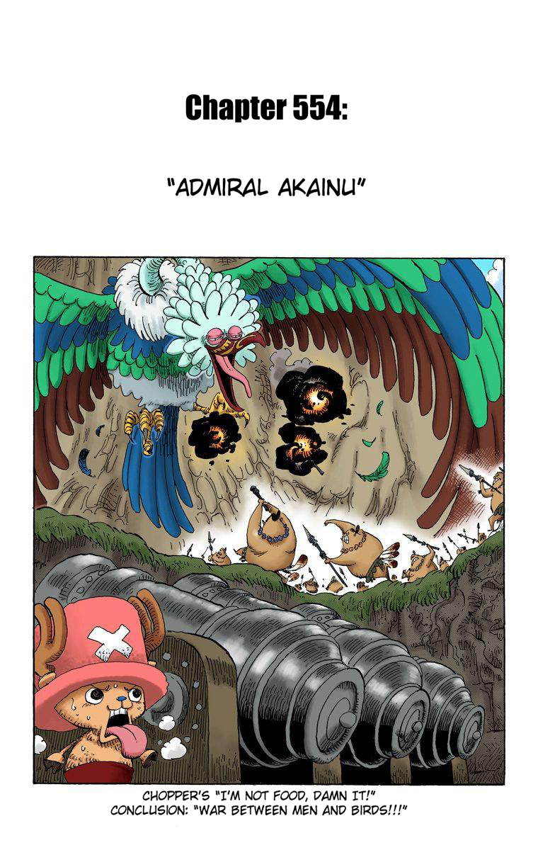 Halaman dari One Piece (Official Colored) Chapter 554