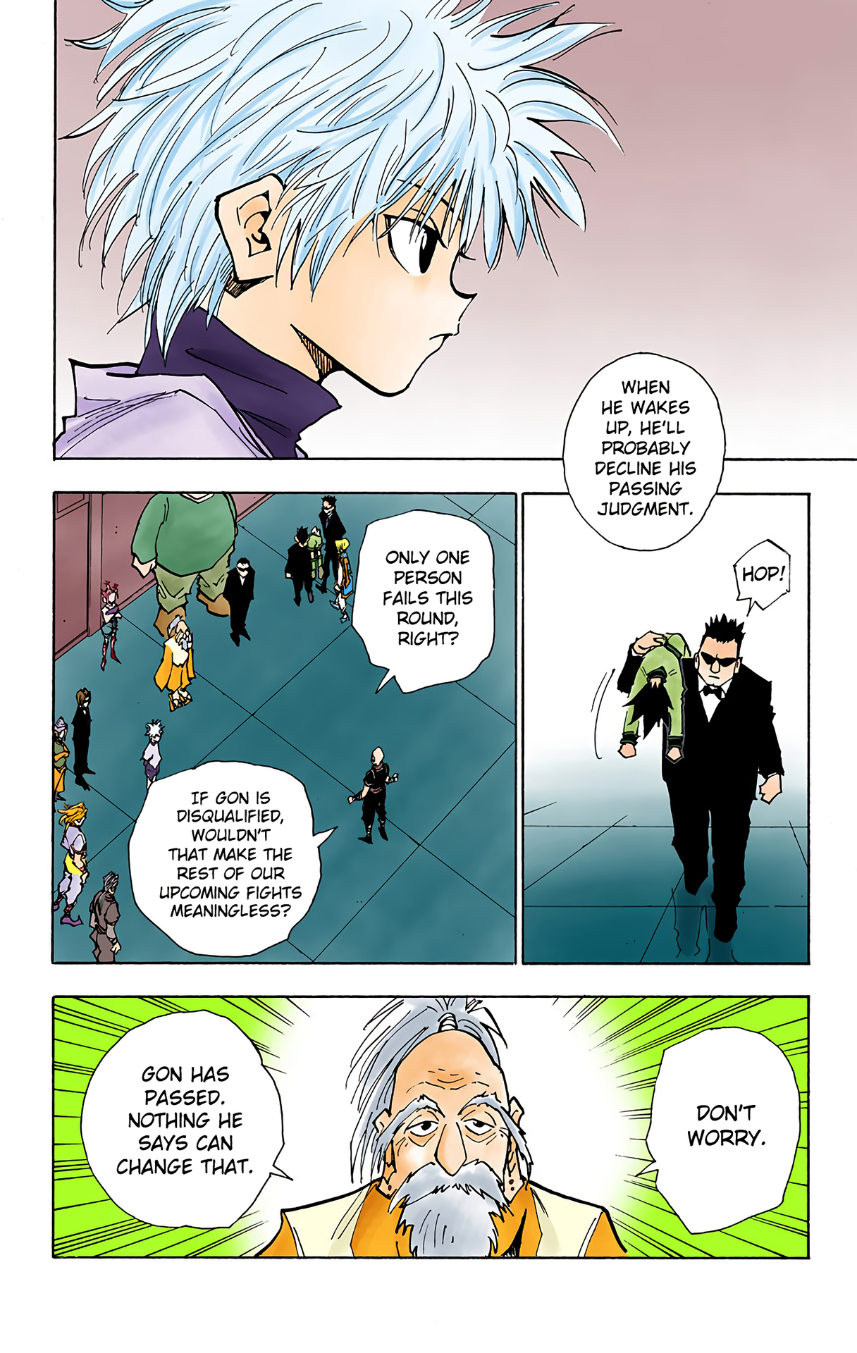 Halaman dari HUNTER x HUNTER (Official Colored) Chapter 35