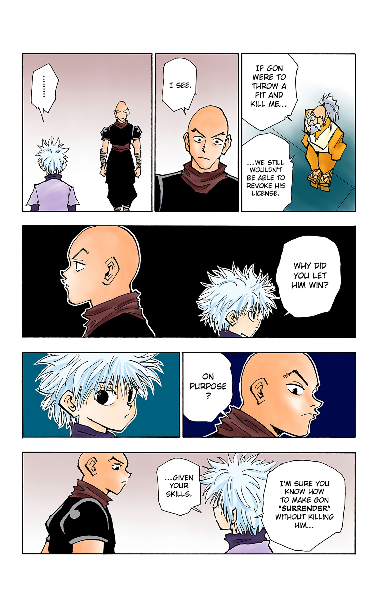 Halaman dari HUNTER x HUNTER (Official Colored) Chapter 35