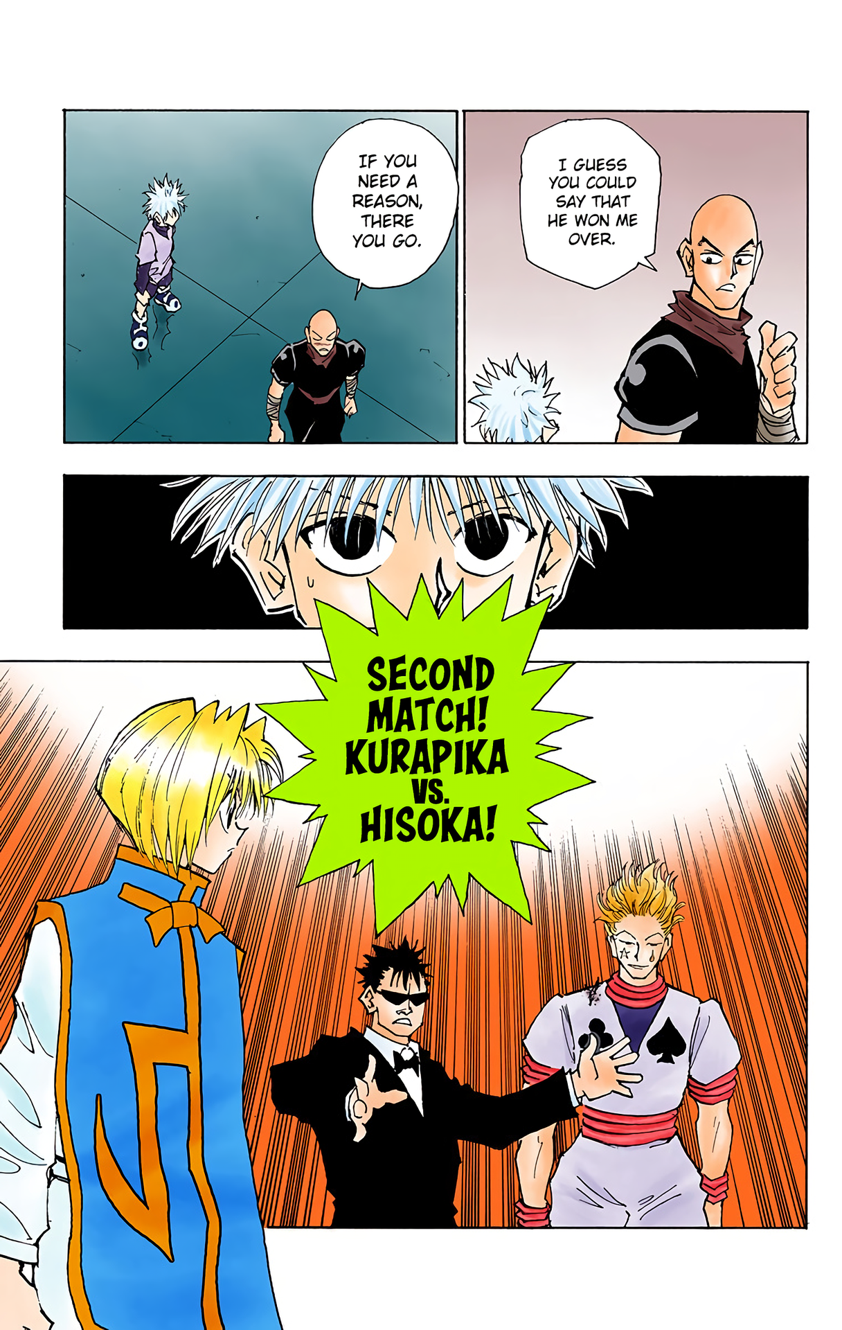 Halaman dari HUNTER x HUNTER (Official Colored) Chapter 35